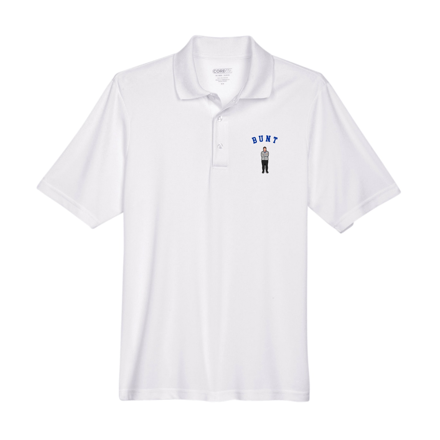 Performance Polo — Shirsey Arch in White