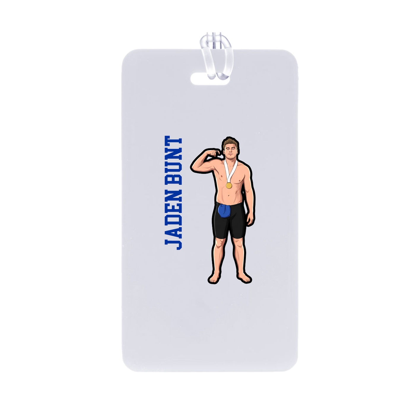 Bag Tag — Name Vertical in Classic