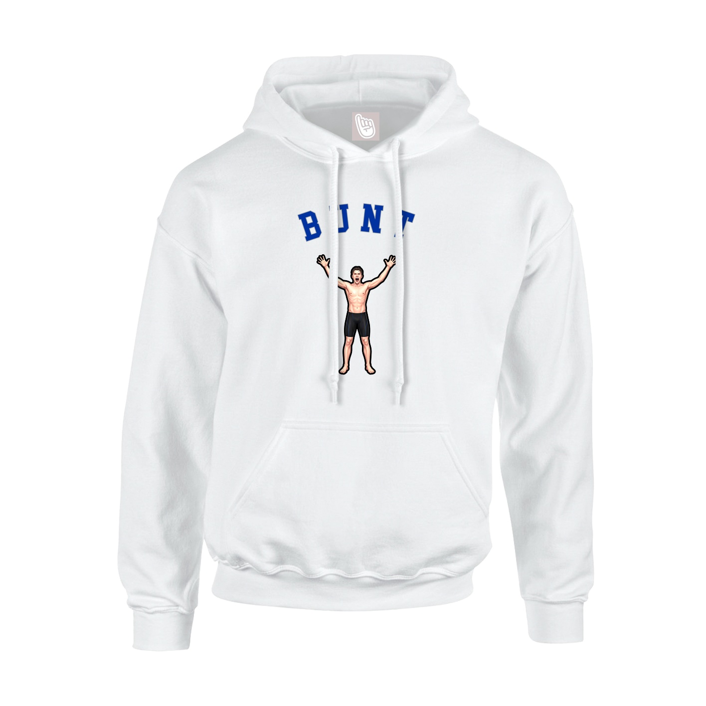 Youth Hoodie — Shirsey Arch in White