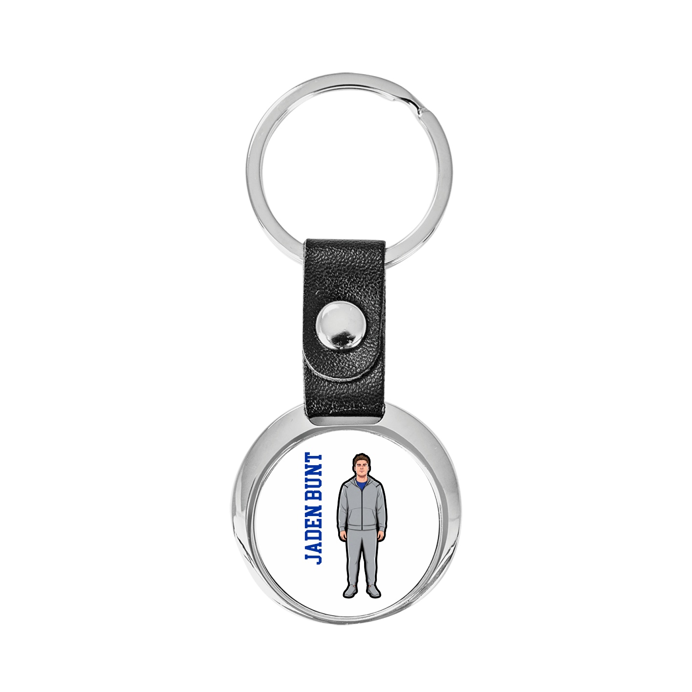Key Chain — Name Vertical in Classic