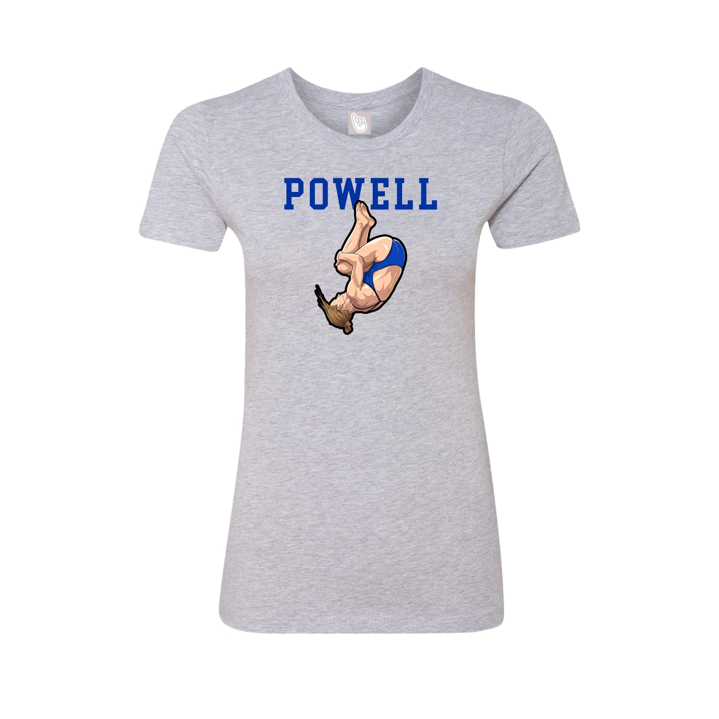 Fitted Women's Tee — Shirsey in Grey