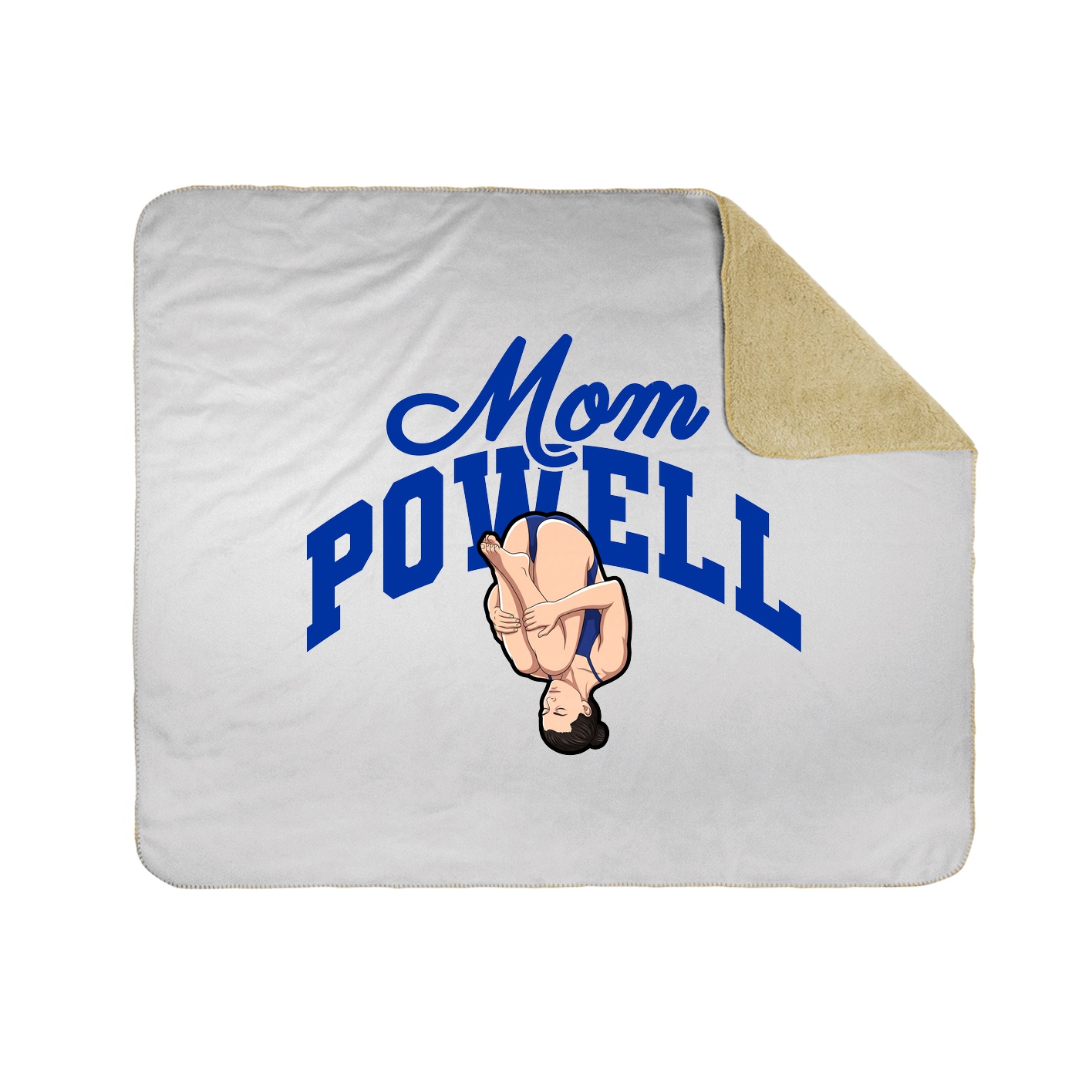 Throw Blanket — Mothers Day Arch in White