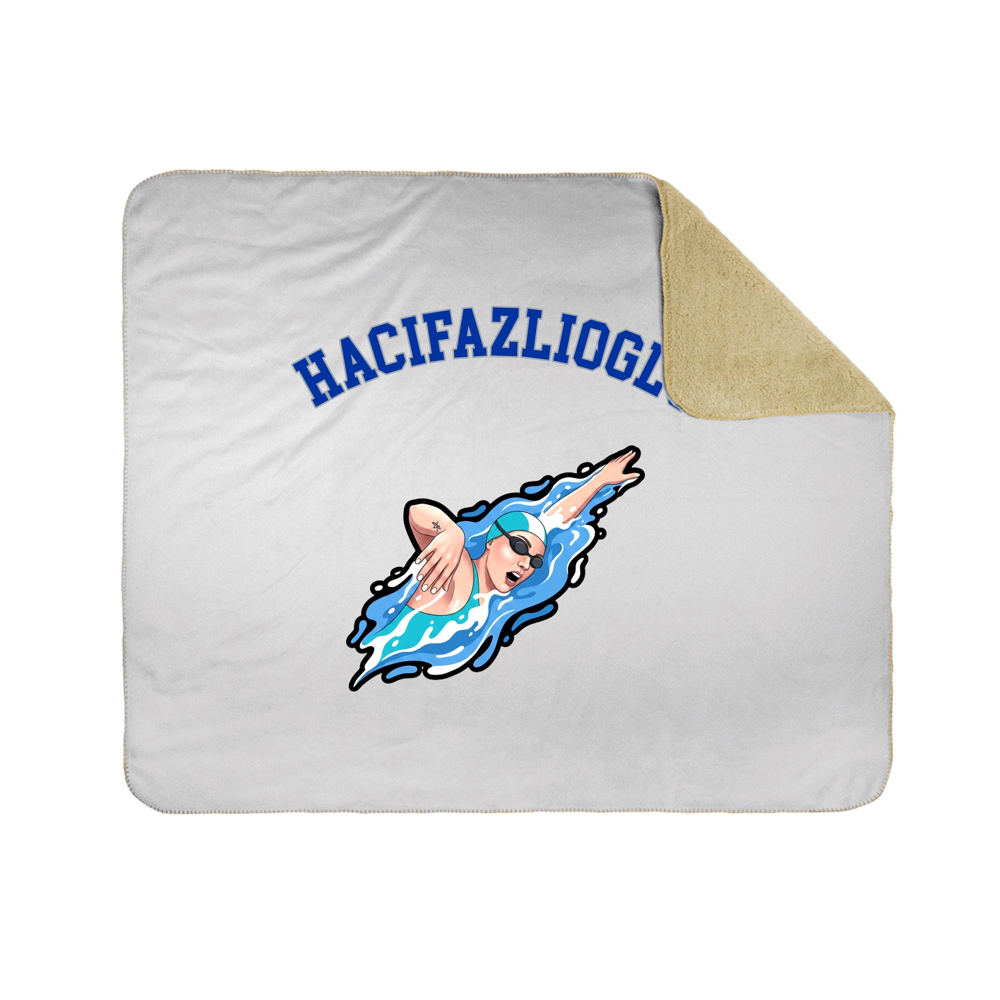 Throw Blanket — Shirsey Arch in White