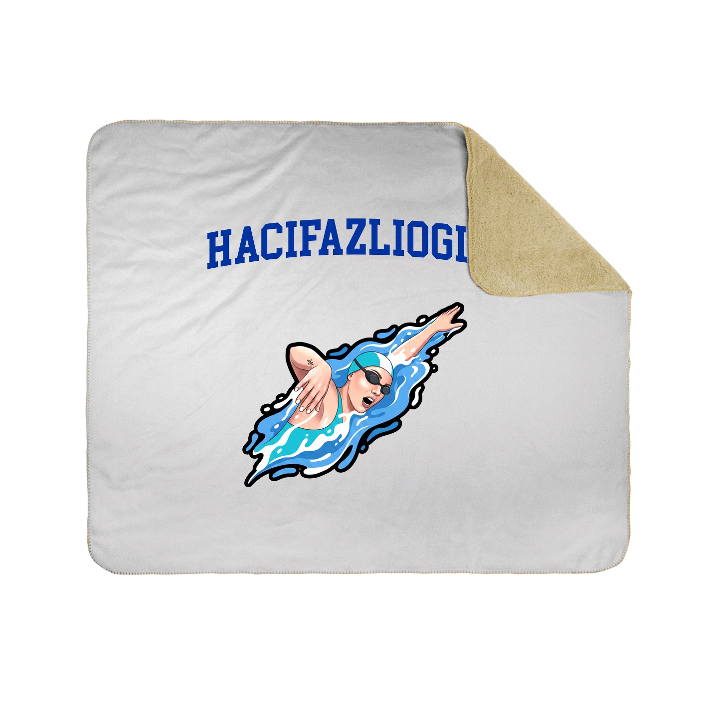 Throw Blanket — Shirsey in White