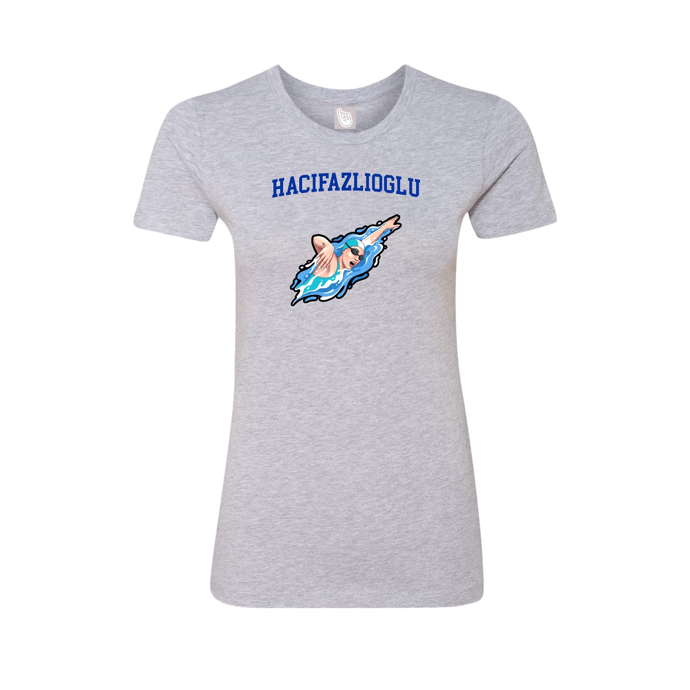 Fitted Women's Tee — Shirsey in Grey