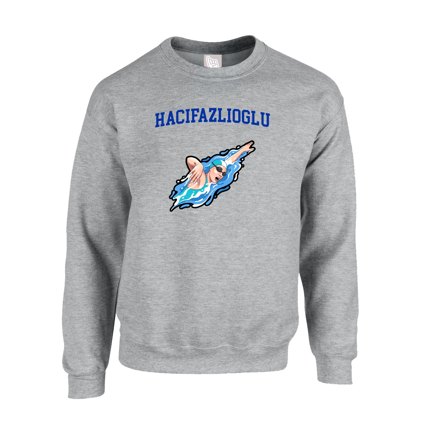 Fleece Crew — Shirsey in Grey