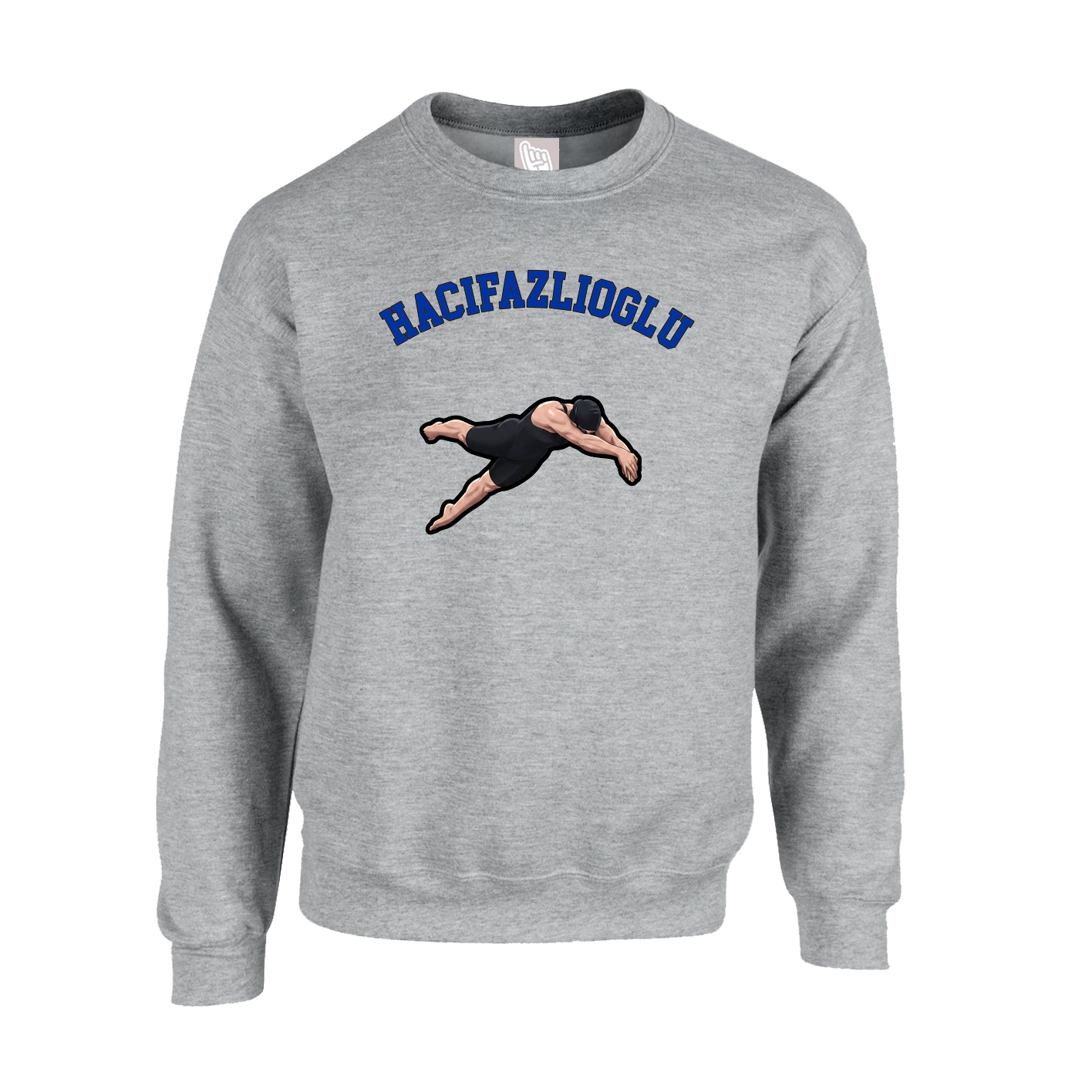 Fleece Crew — Shirsey Arch in Grey