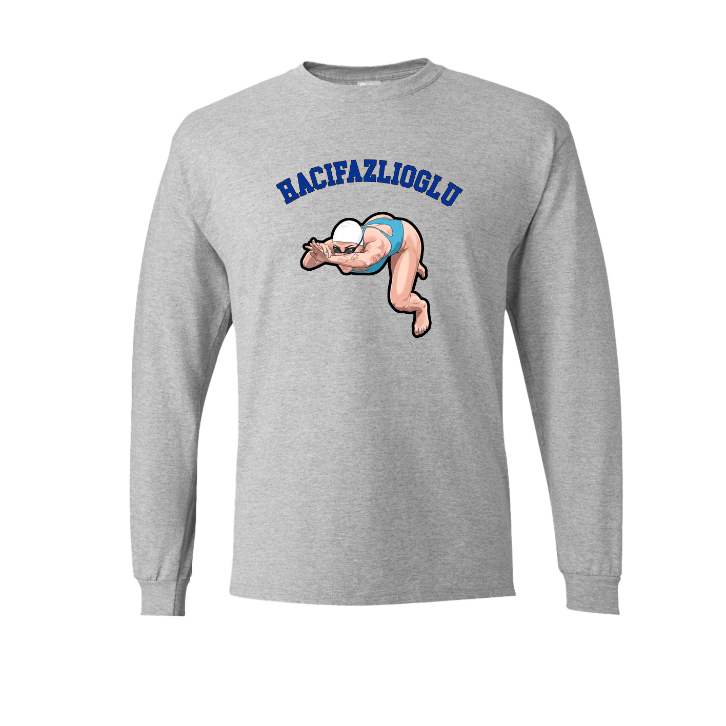 Long Sleeve Tee — Shirsey Arch in Grey