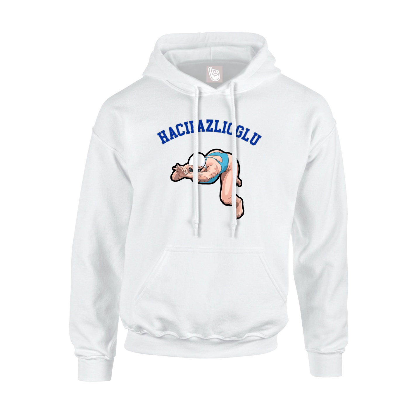 Youth Hoodie — Shirsey Arch in White