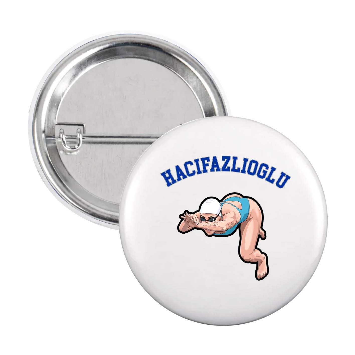 Game Day Button — Shirsey Arch in White