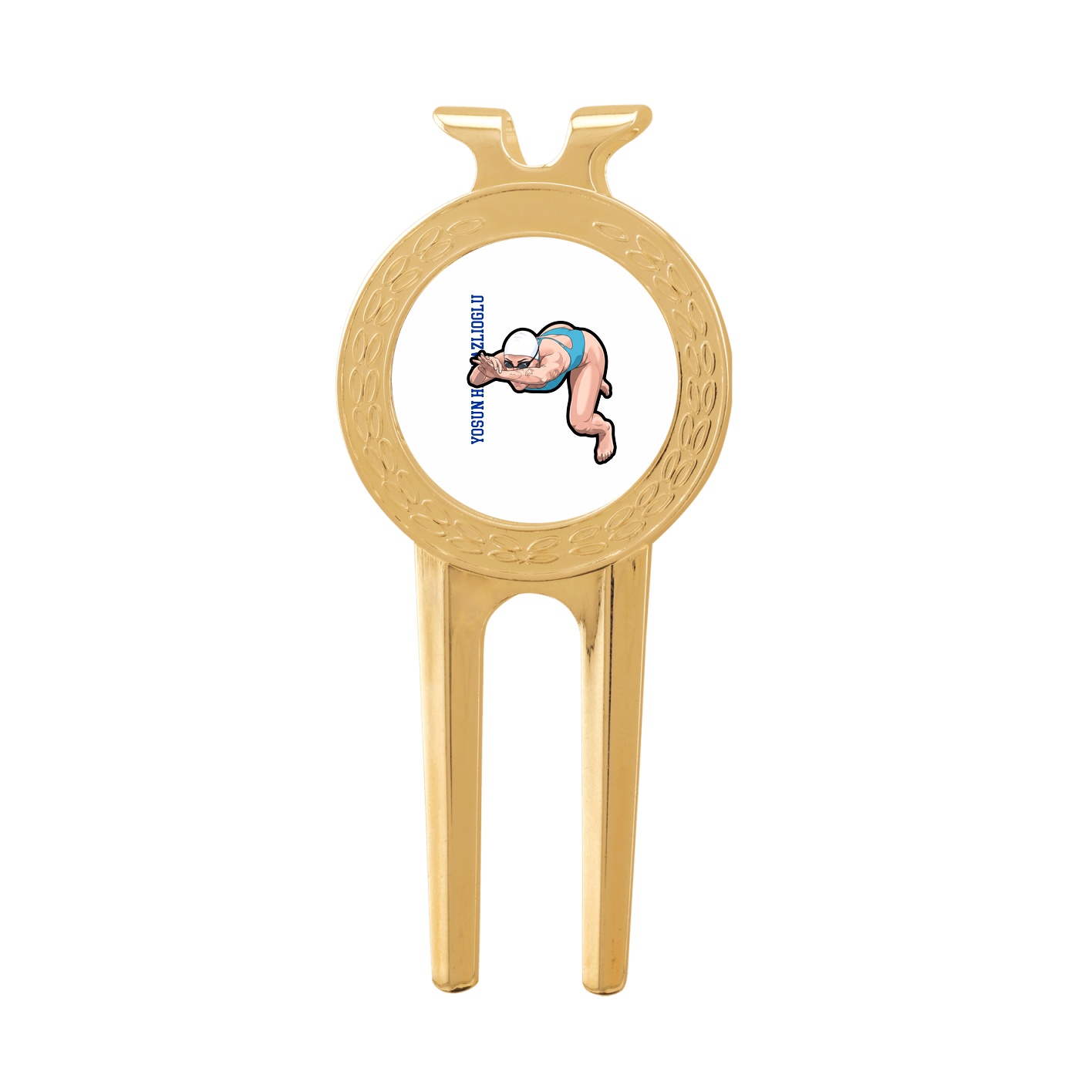 Divot Tool with Ball Marker — Name Vertical in Classic
