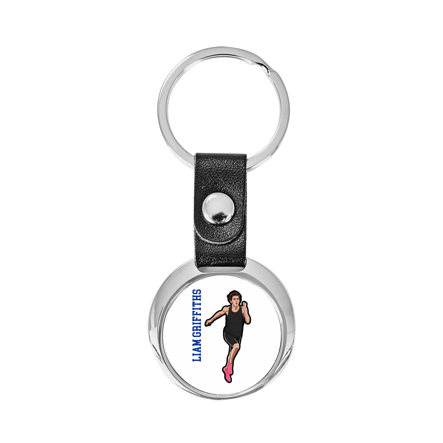 Key Chain — Name Vertical in Classic