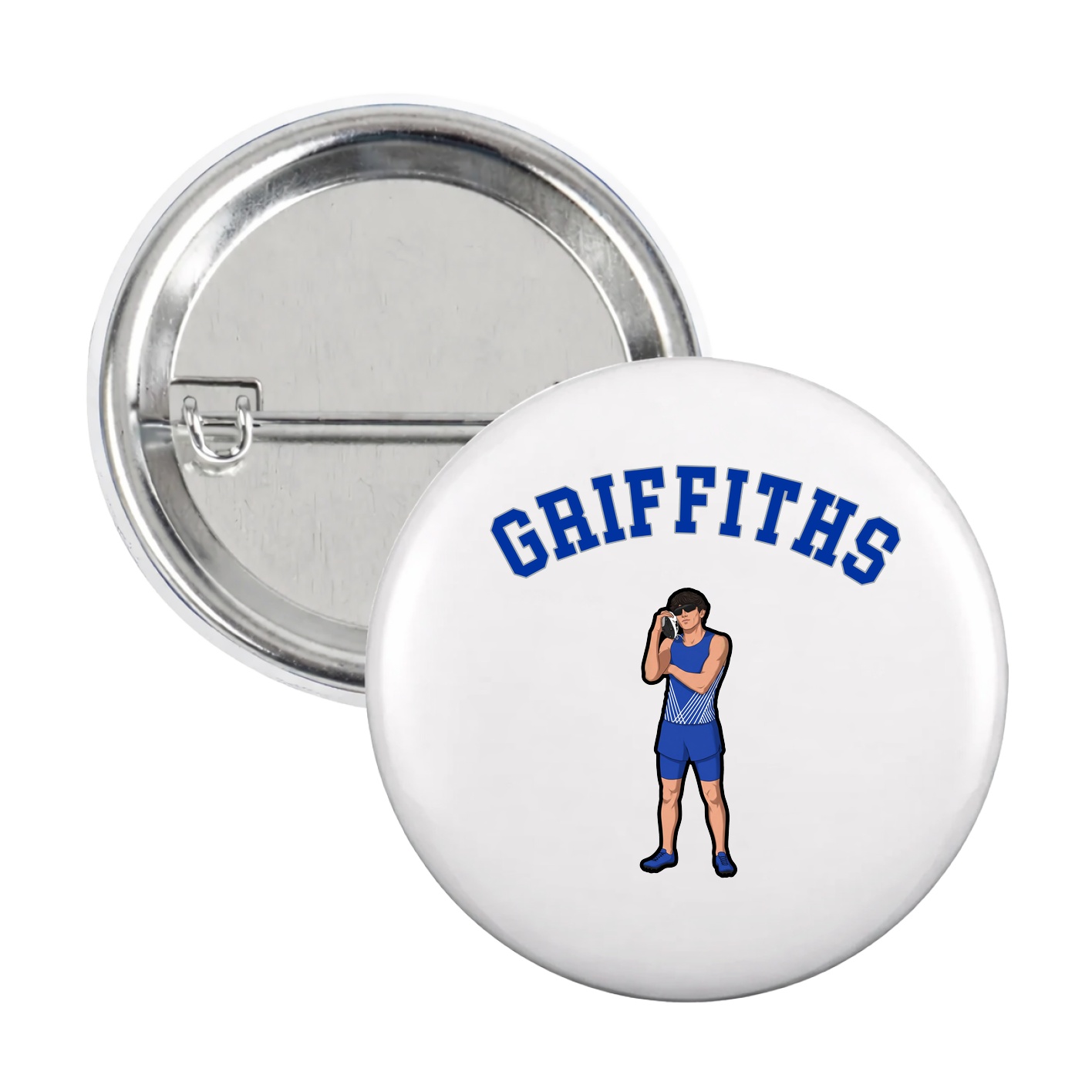 Game Day Button — Shirsey Arch in White