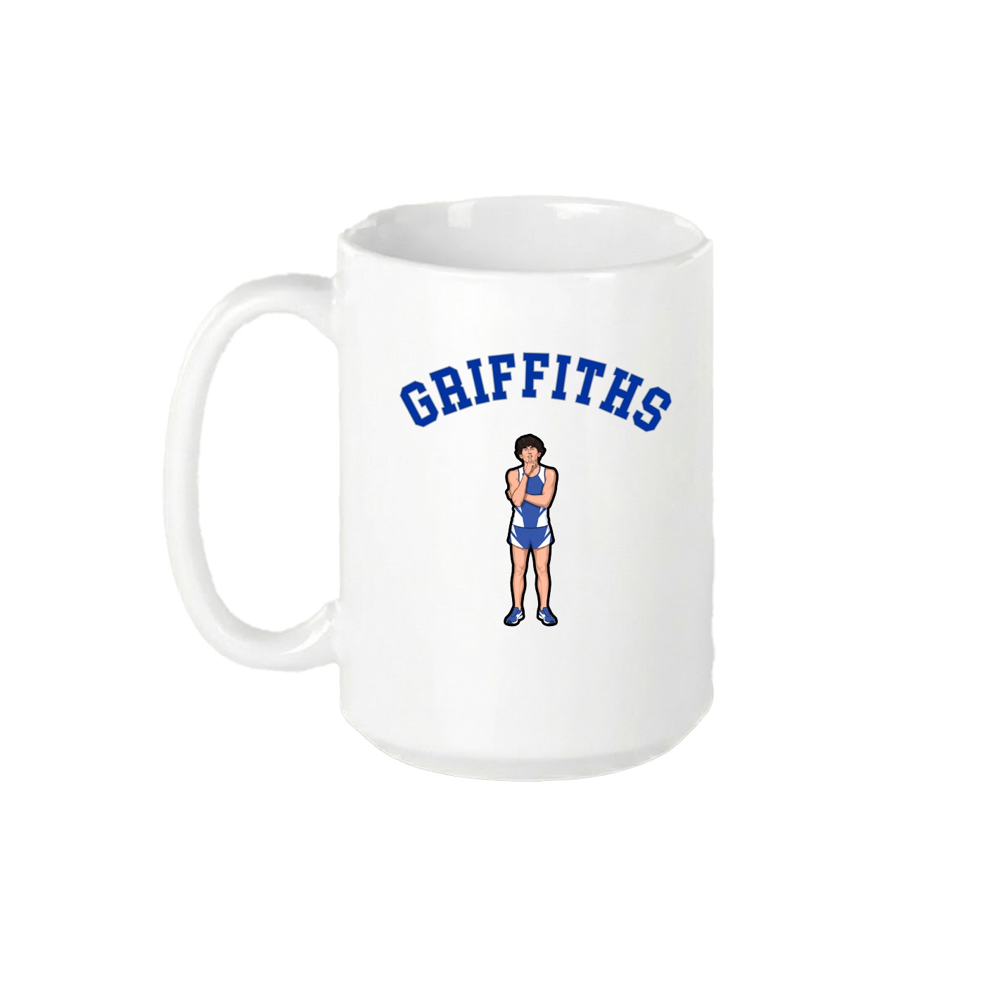 15oz Coffee Mug — Shirsey Arch in White