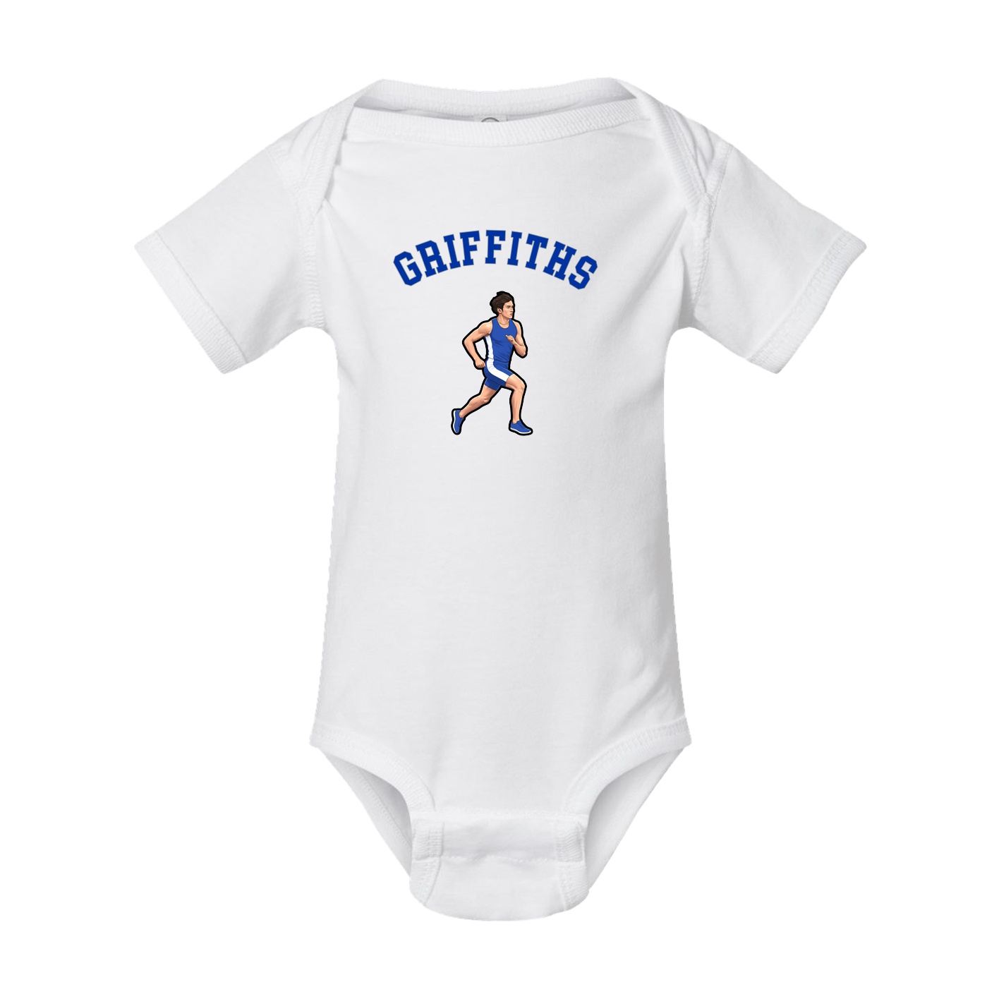 Baby Onesie — Shirsey Arch in White