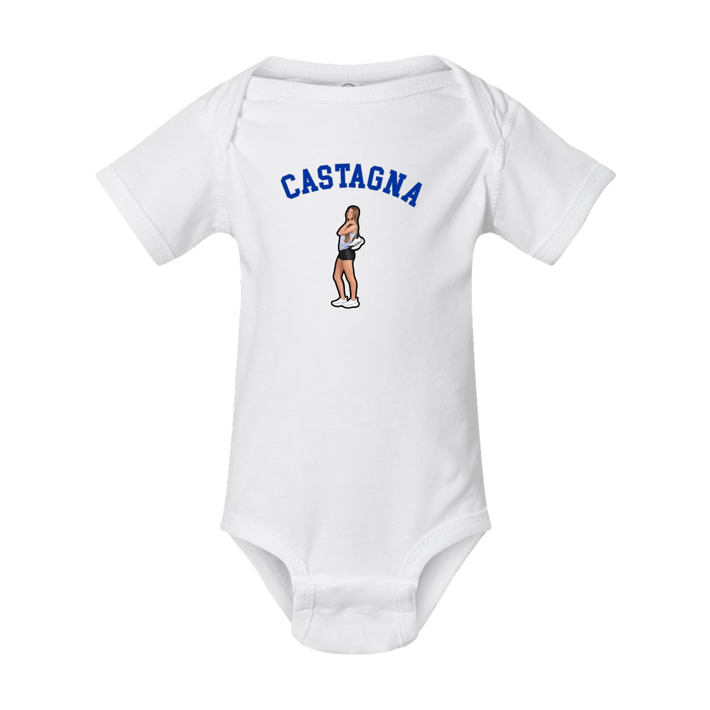 Baby Onesie — Shirsey Arch in White