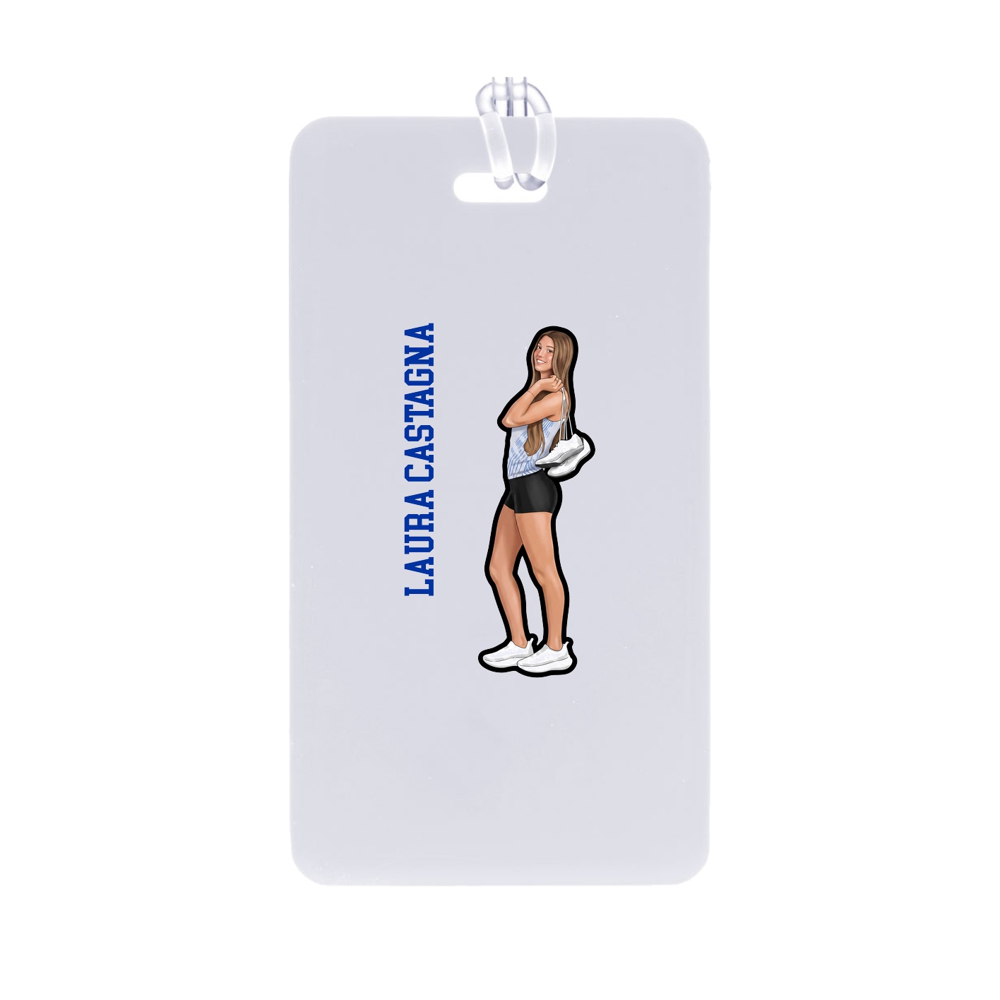 Bag Tag — Name Vertical in Classic