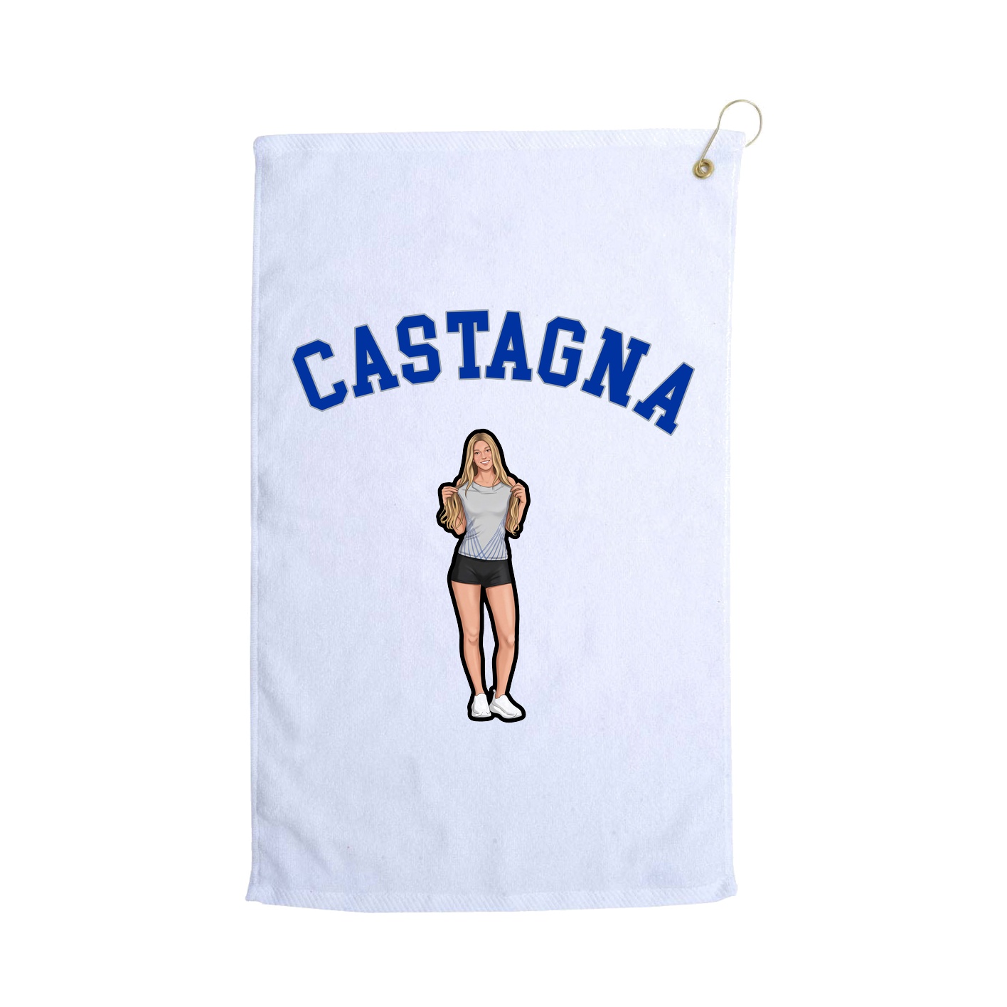 Golf Towel — Shirsey Arch in White
