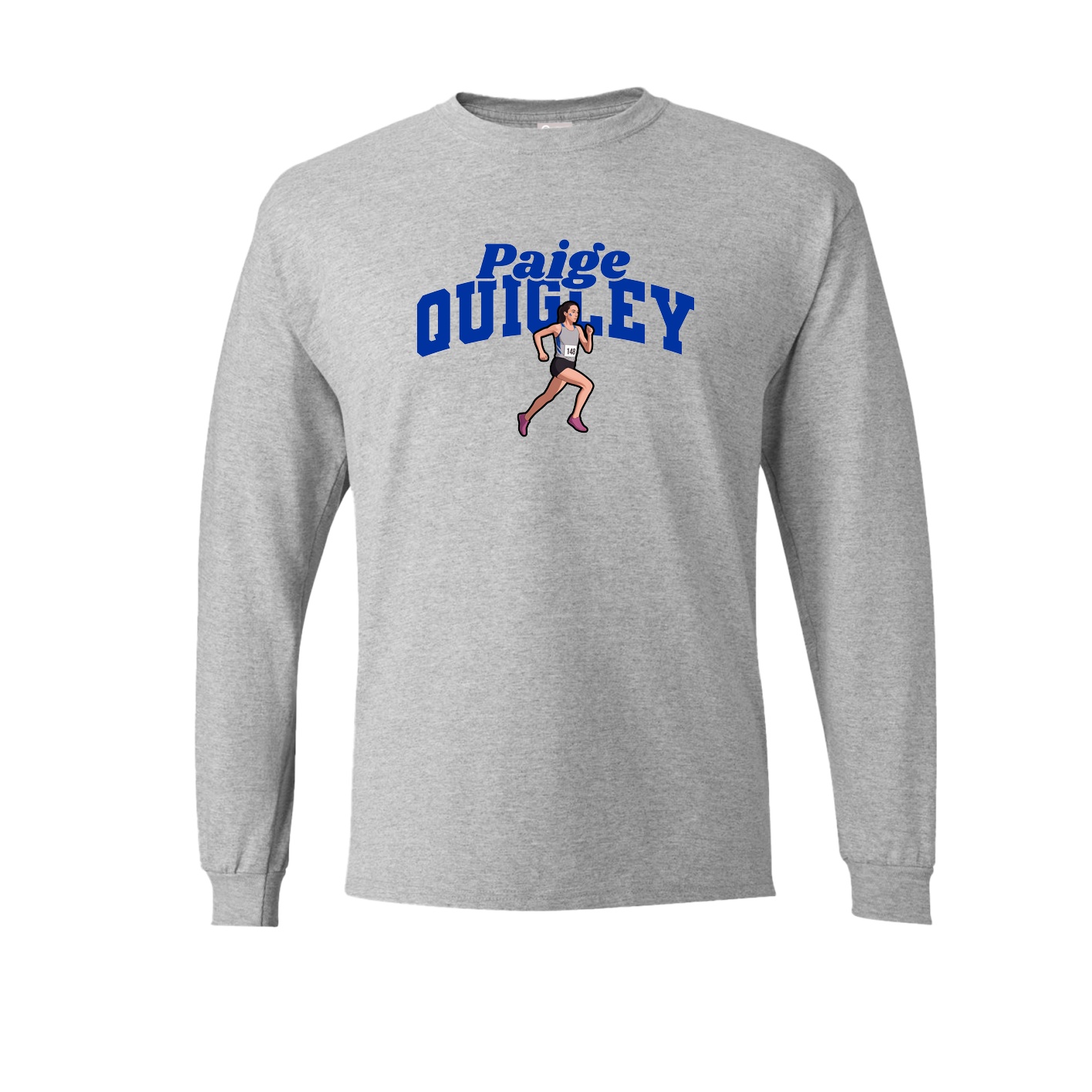 Long Sleeve Tee — Signature Arch in Grey