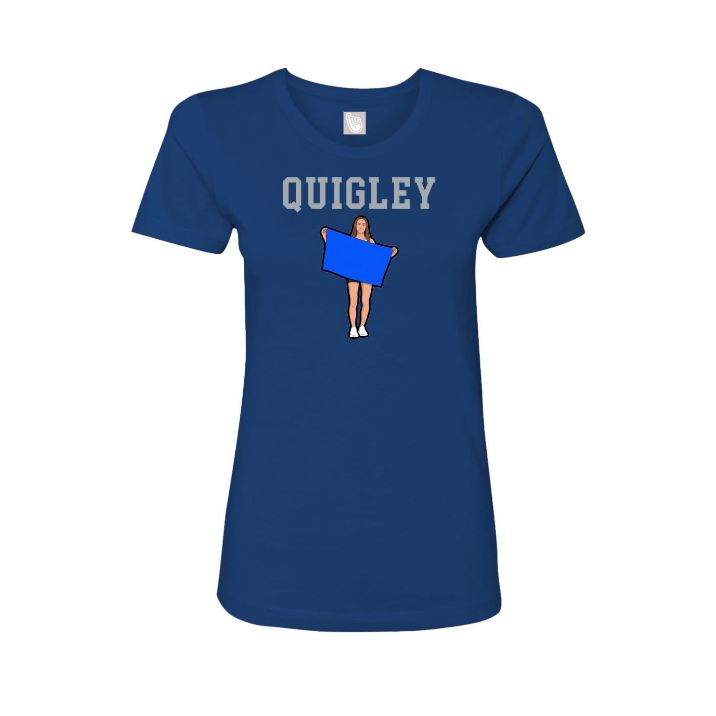 Fitted Women's Tee — Shirsey in Royal