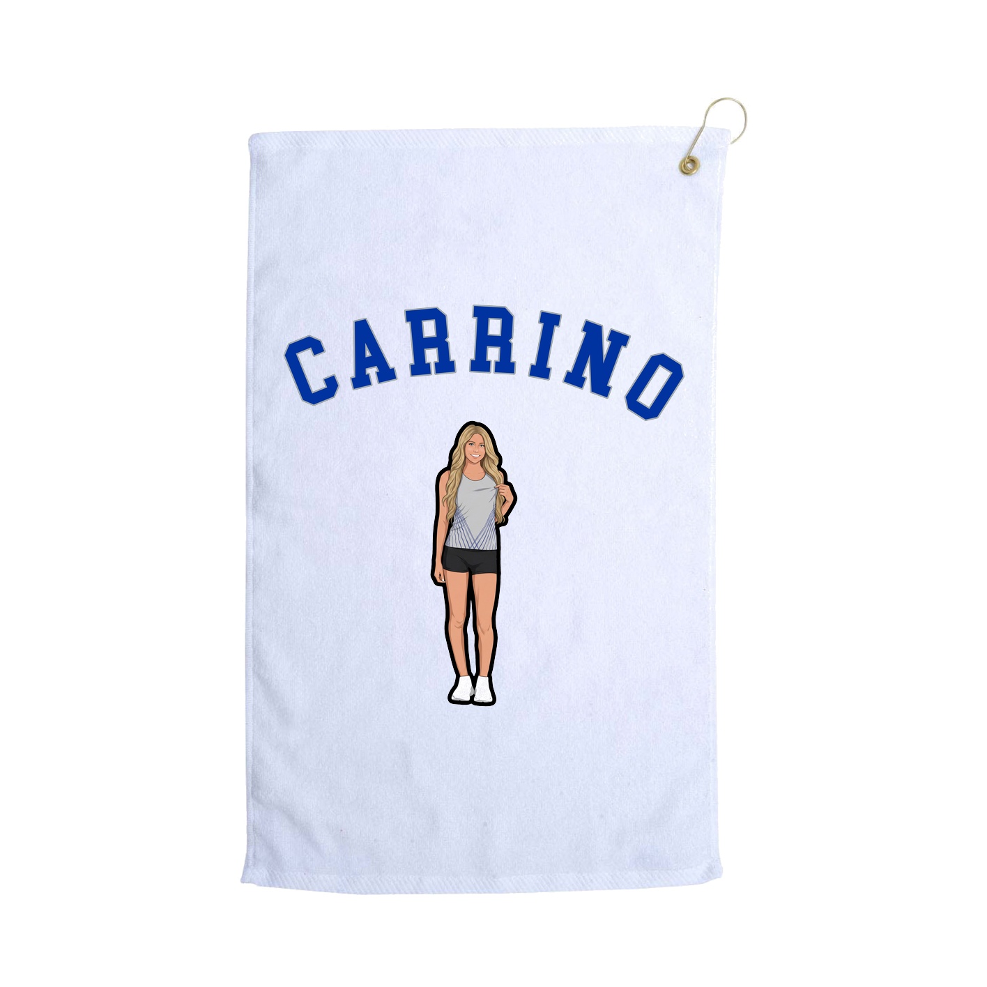Golf Towel — Shirsey Arch in White