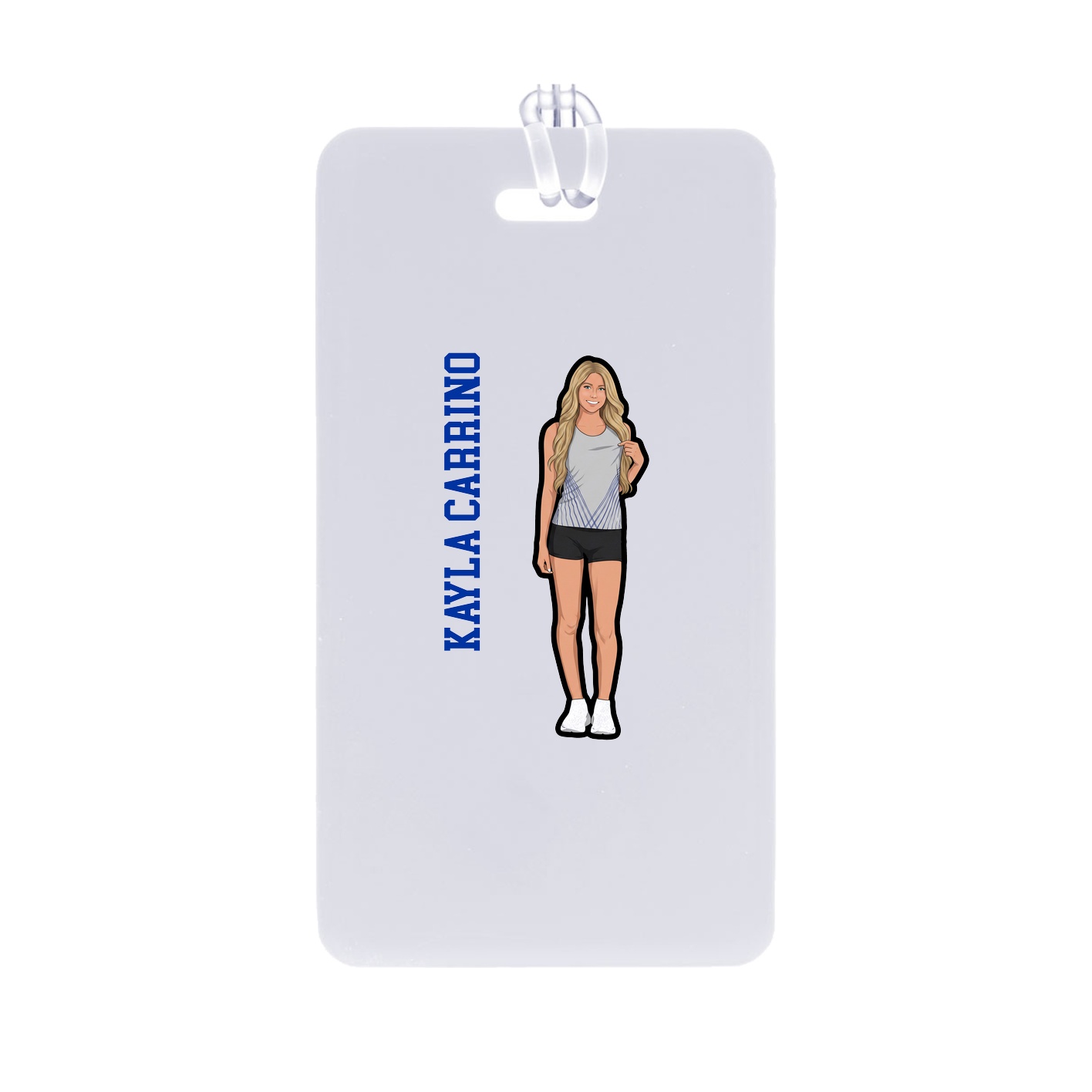 Bag Tag — Name Vertical in Classic