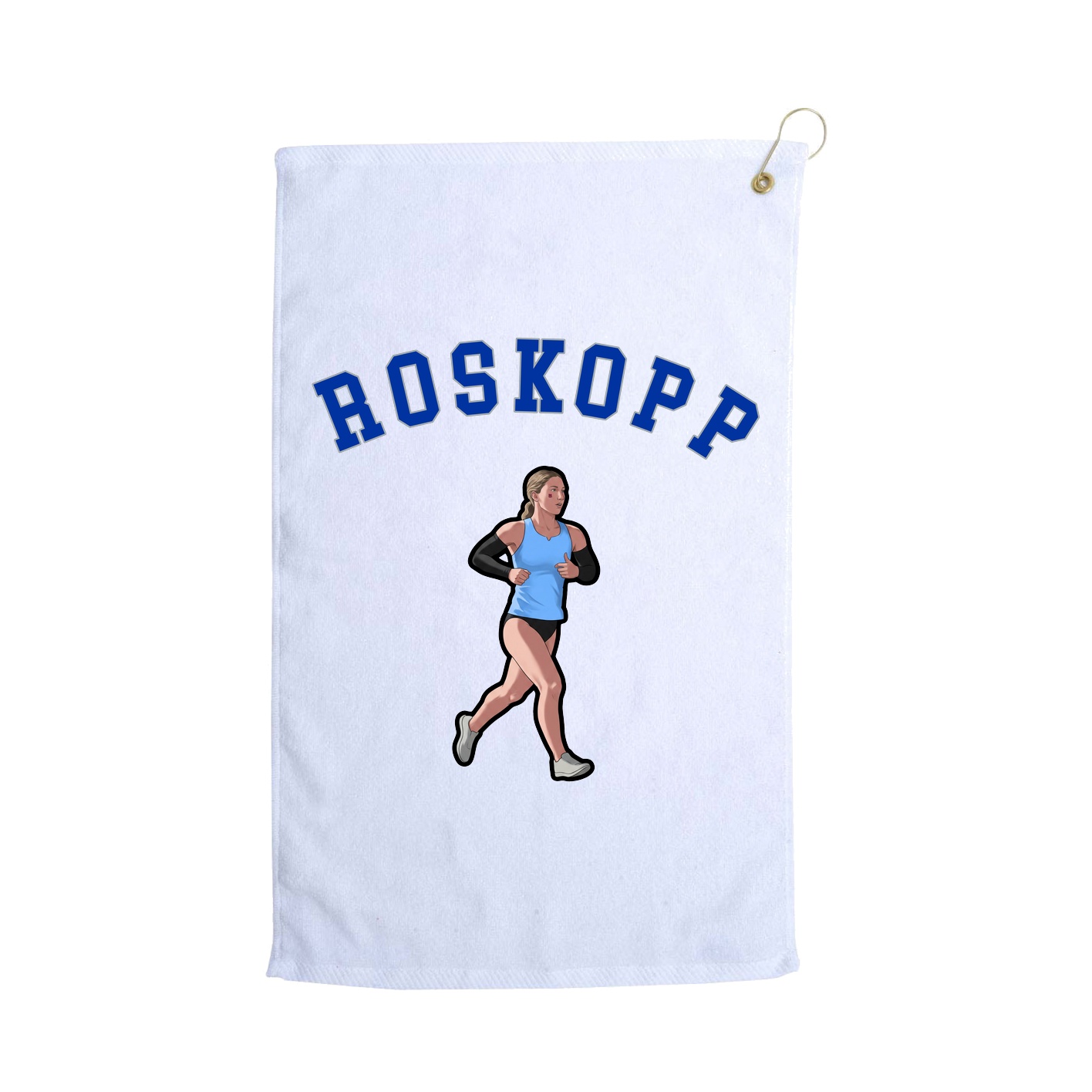 Golf Towel — Shirsey Arch in White