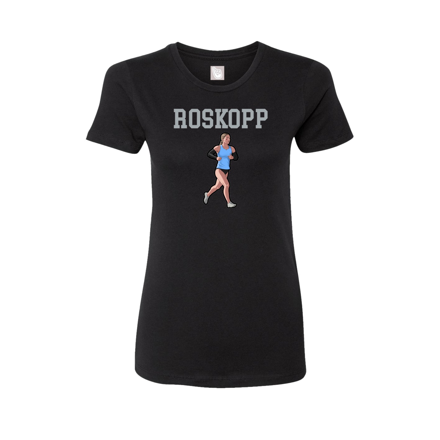 Fitted Women's Tee — Shirsey in Black
