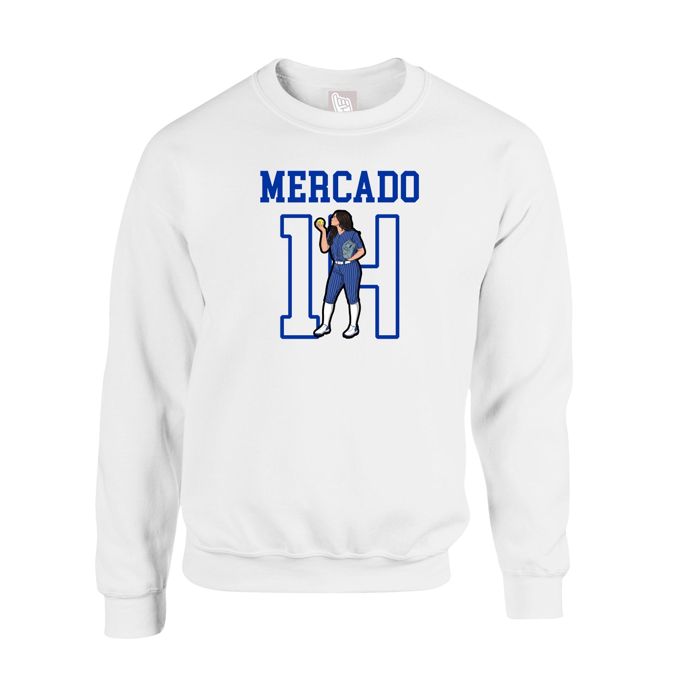 Fleece Crew — Shirsey in White