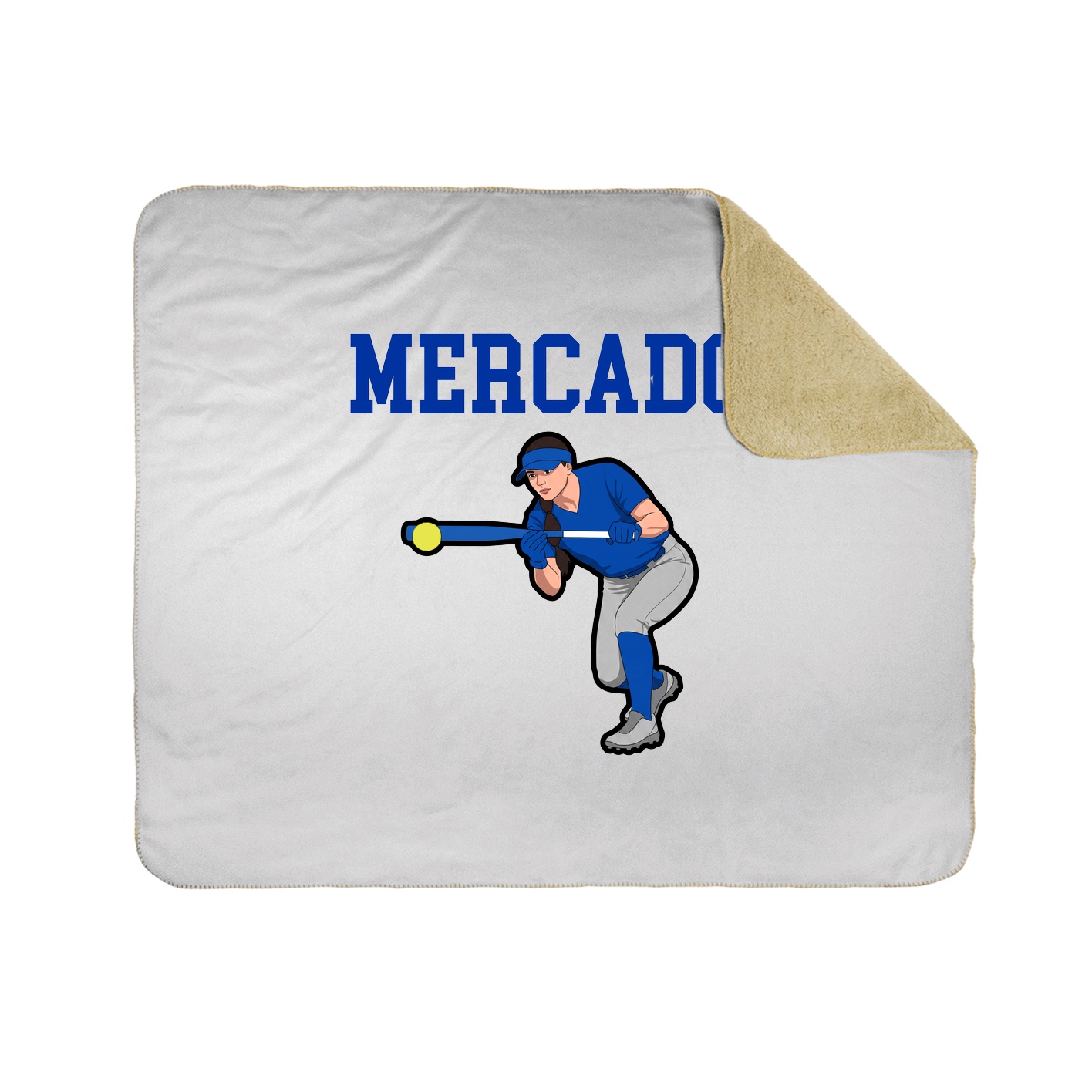 Throw Blanket — Shirsey in White