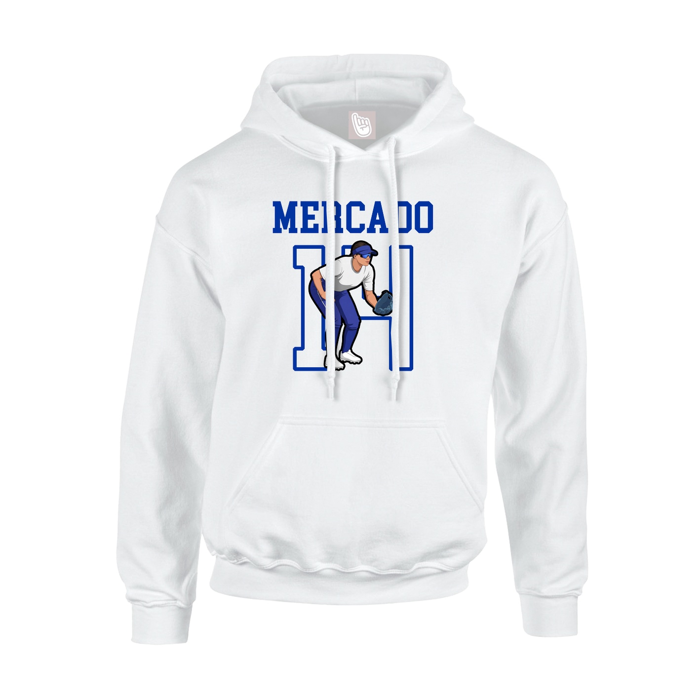 Hoodie — Shirsey in White
