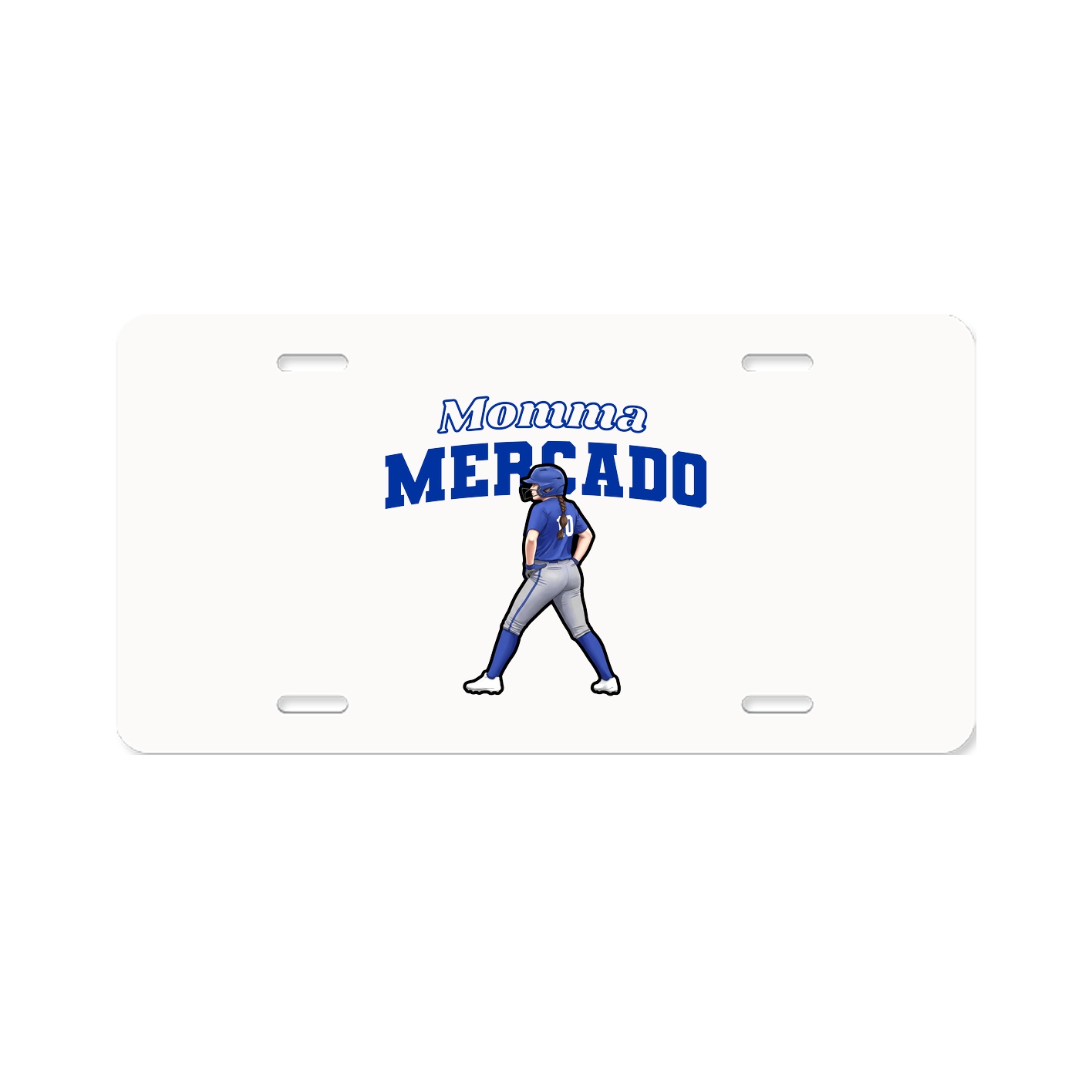 License Plate — Mothers Day Block in Classic