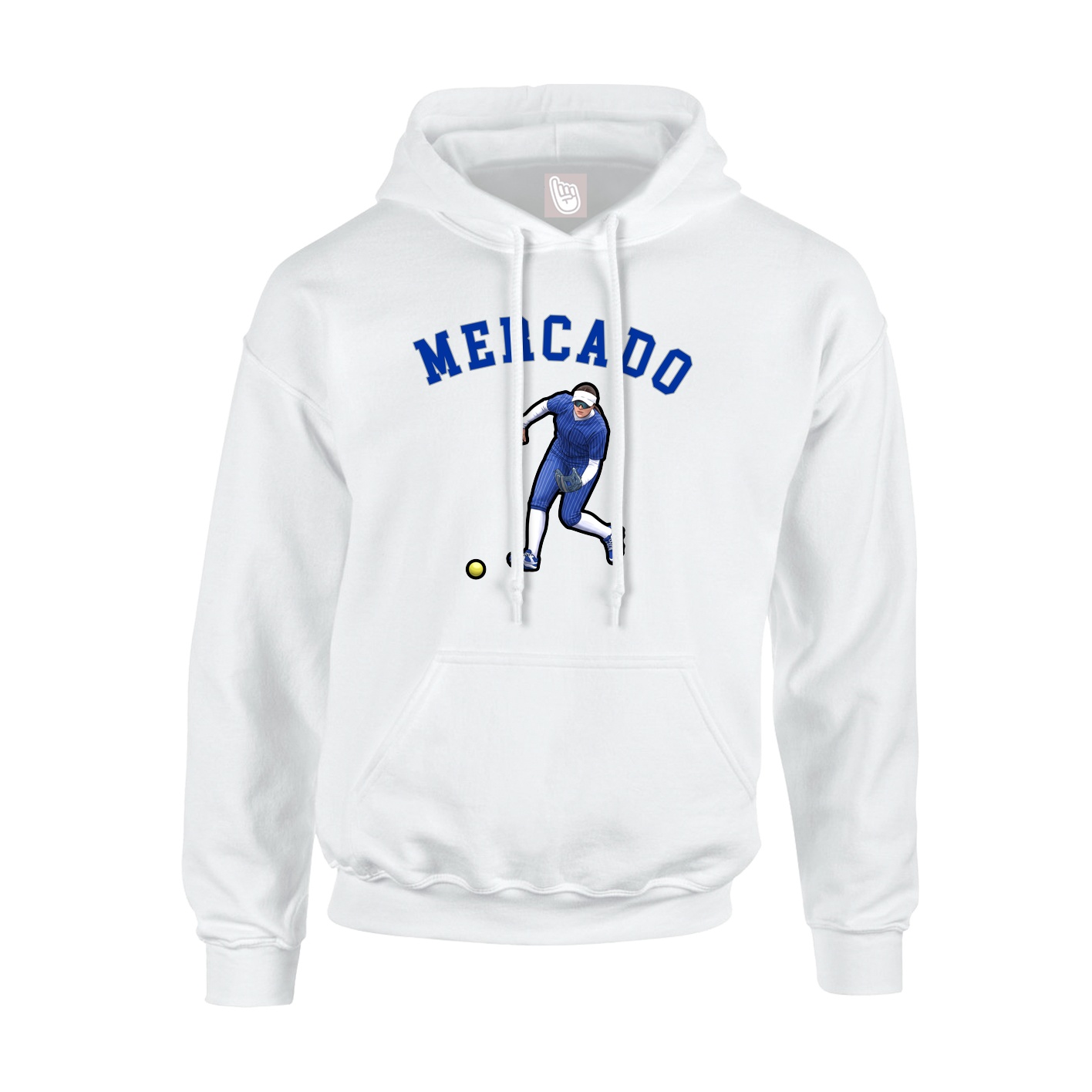 Hoodie — Shirsey Arch in White