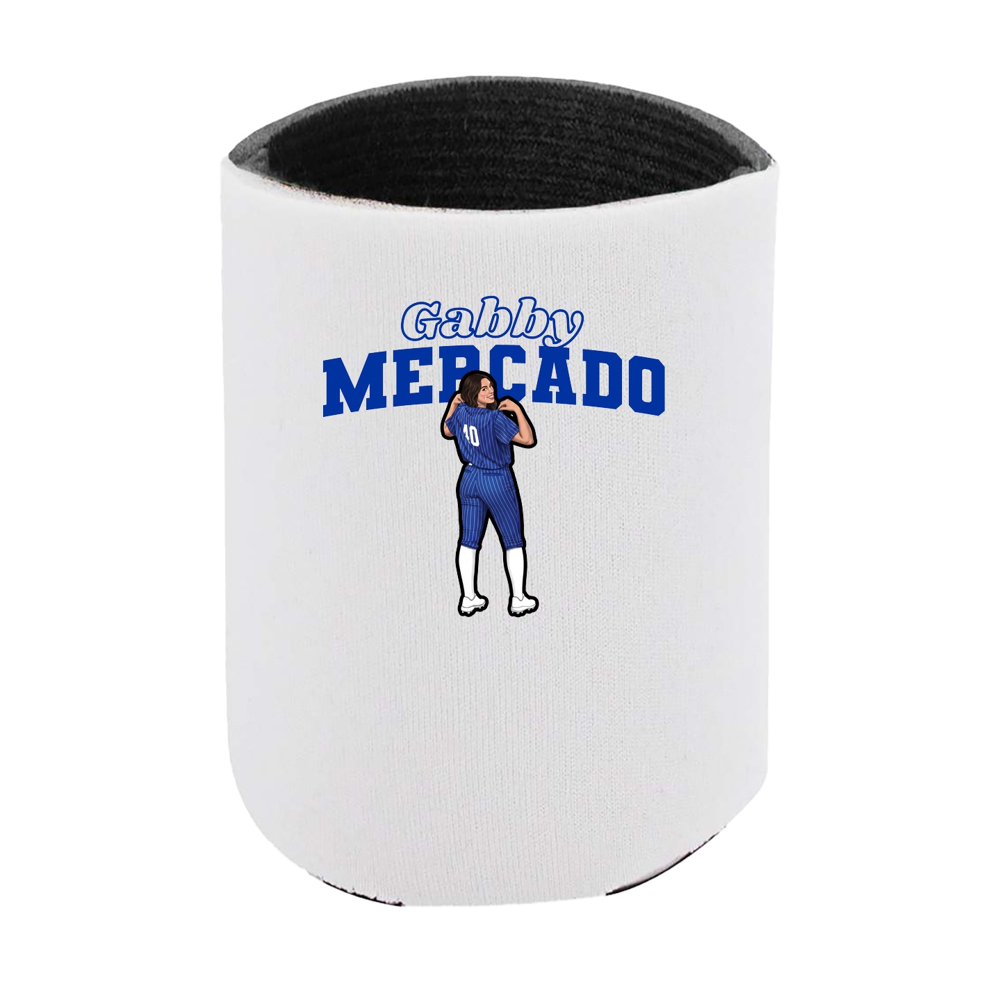 Can Holder — Name Arch in White