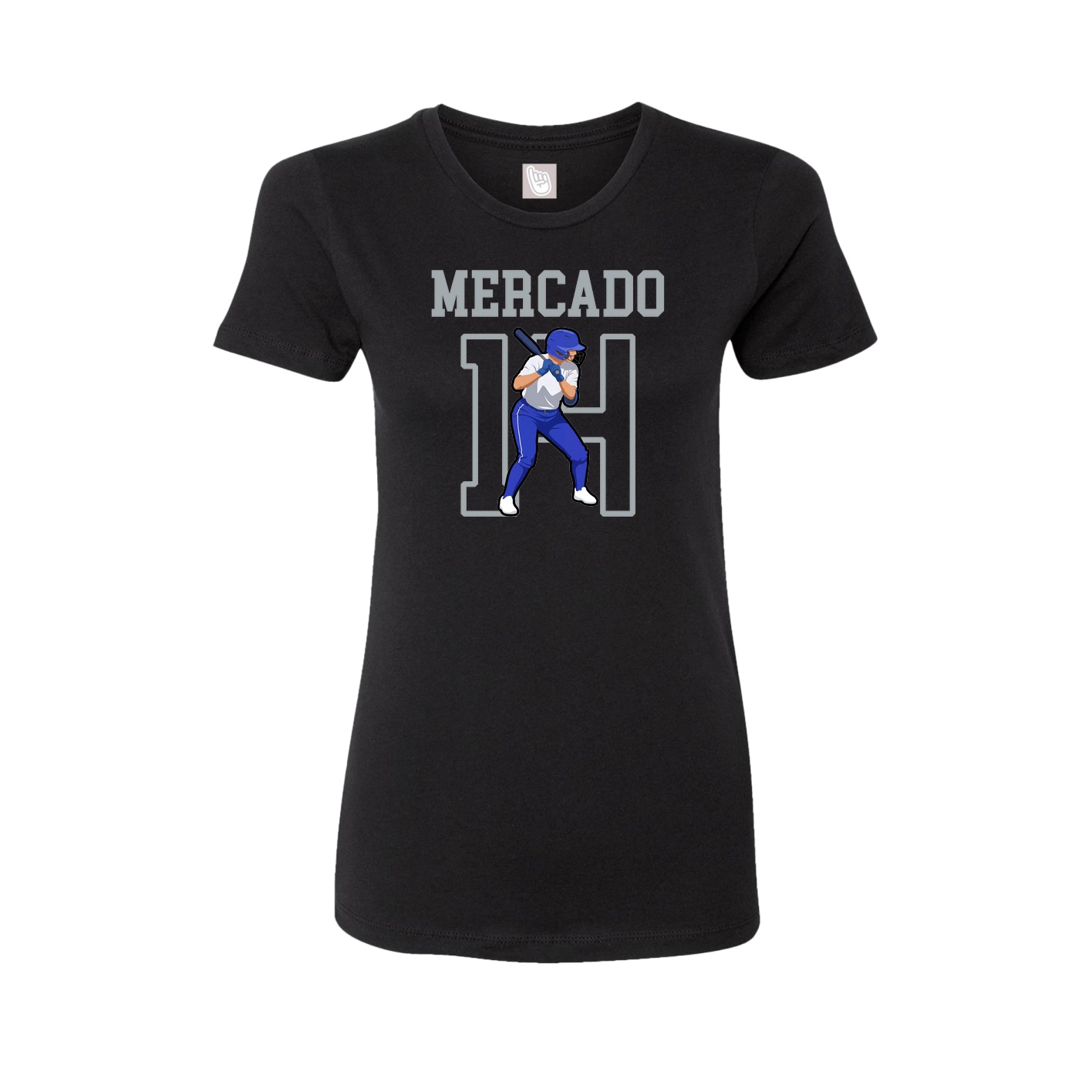 Fitted Women's Tee — Shirsey in Black
