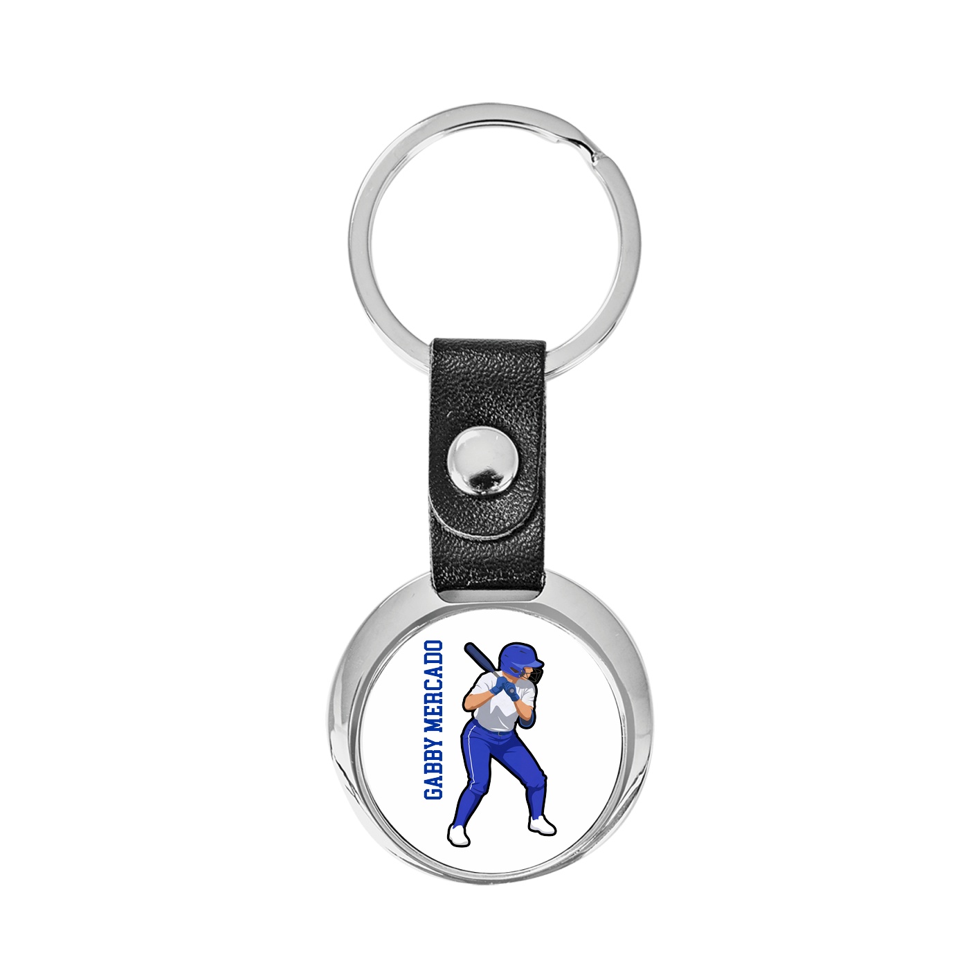 Key Chain — Name Vertical in Classic