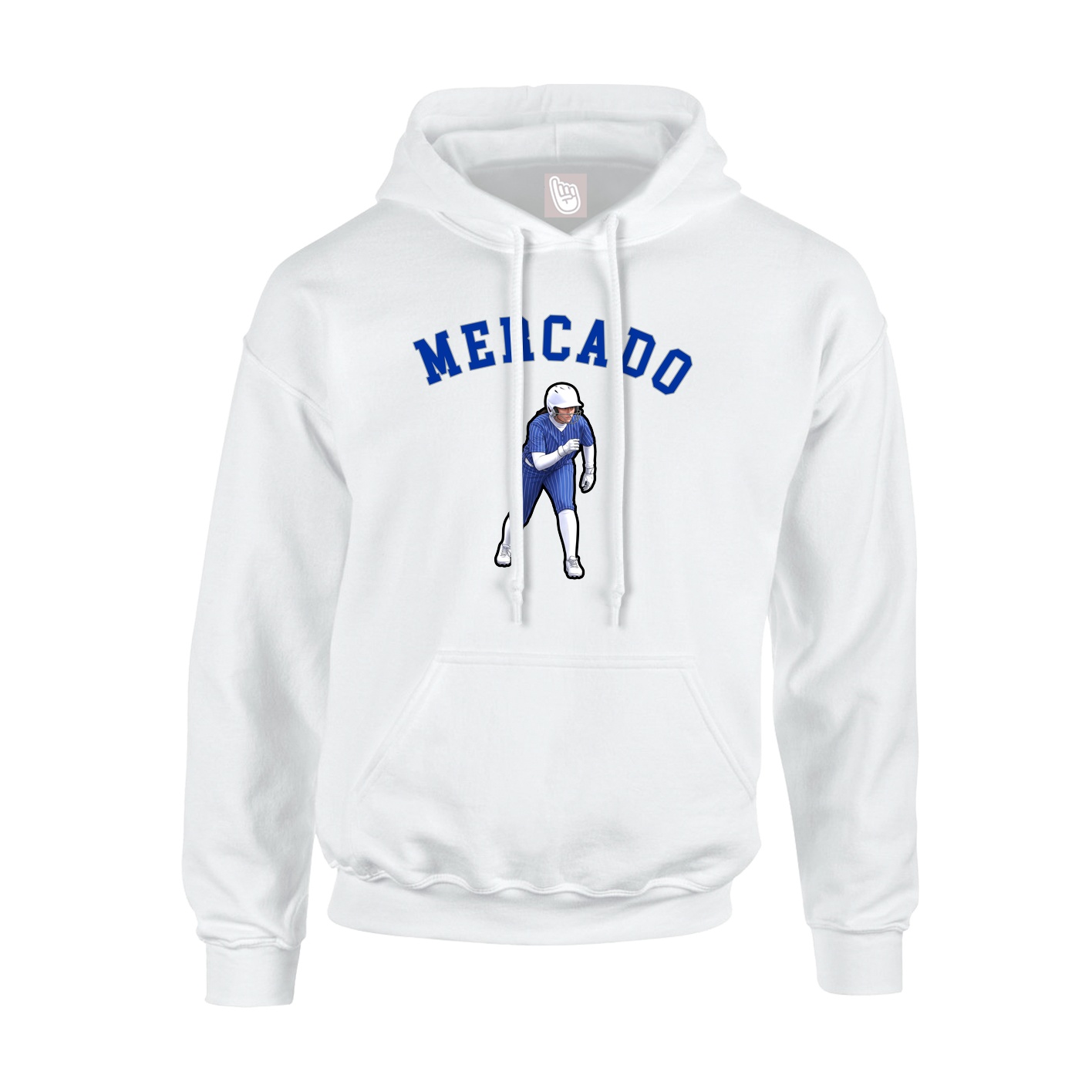 Youth Hoodie — Shirsey Arch in White
