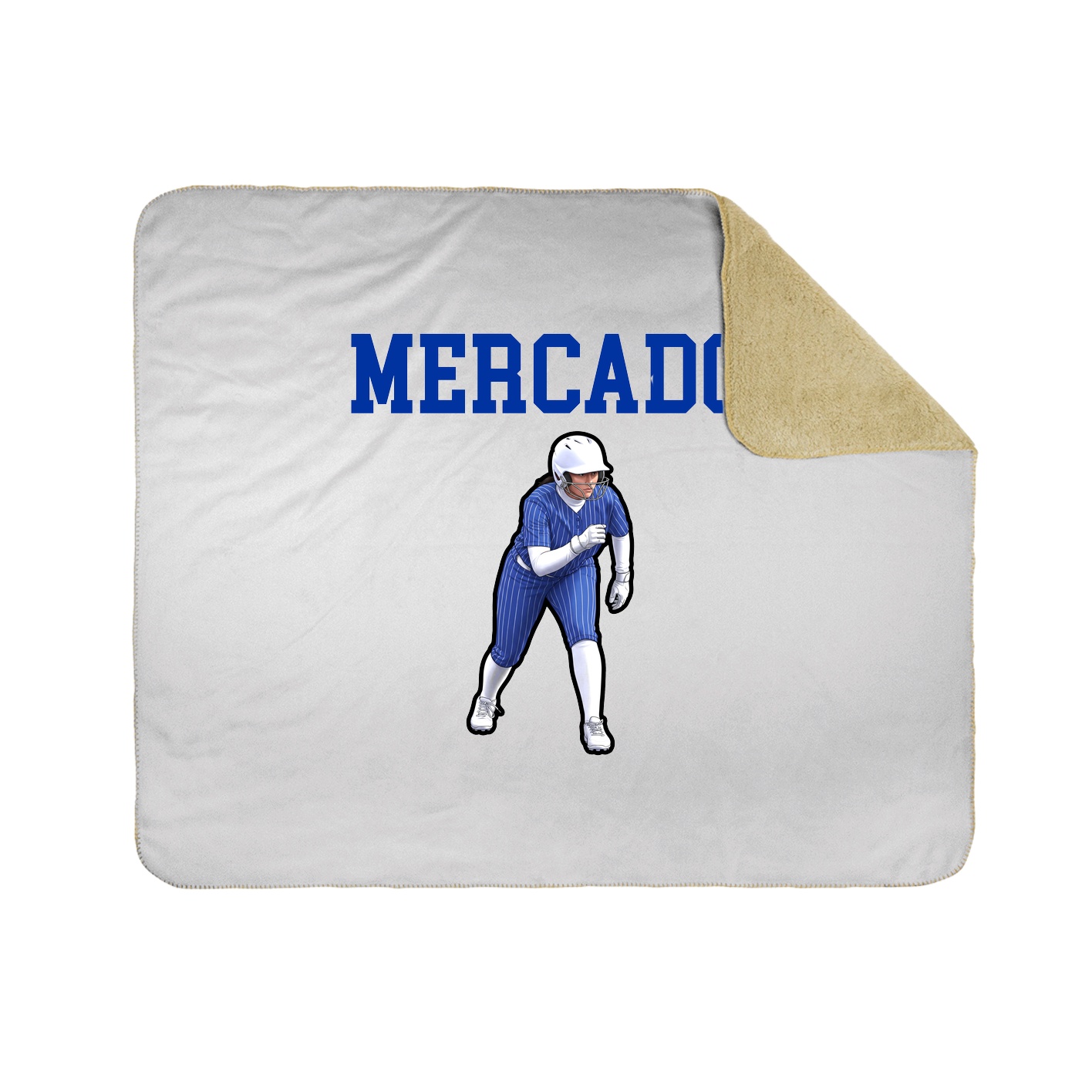 Throw Blanket — Shirsey in White