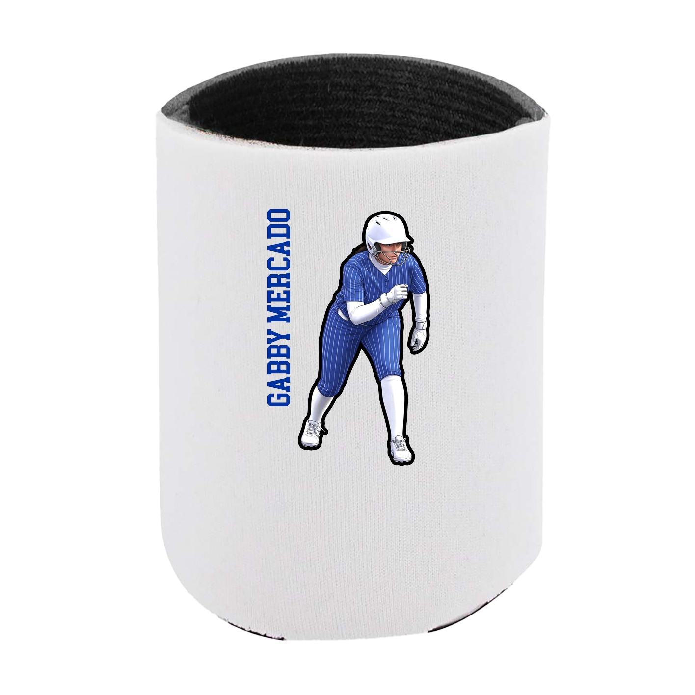 Can Holder — Name Vertical in White