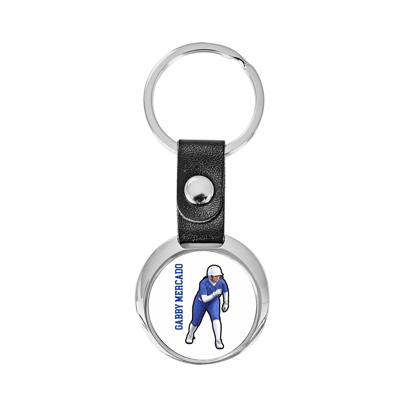 Key Chain — Name Vertical in Classic
