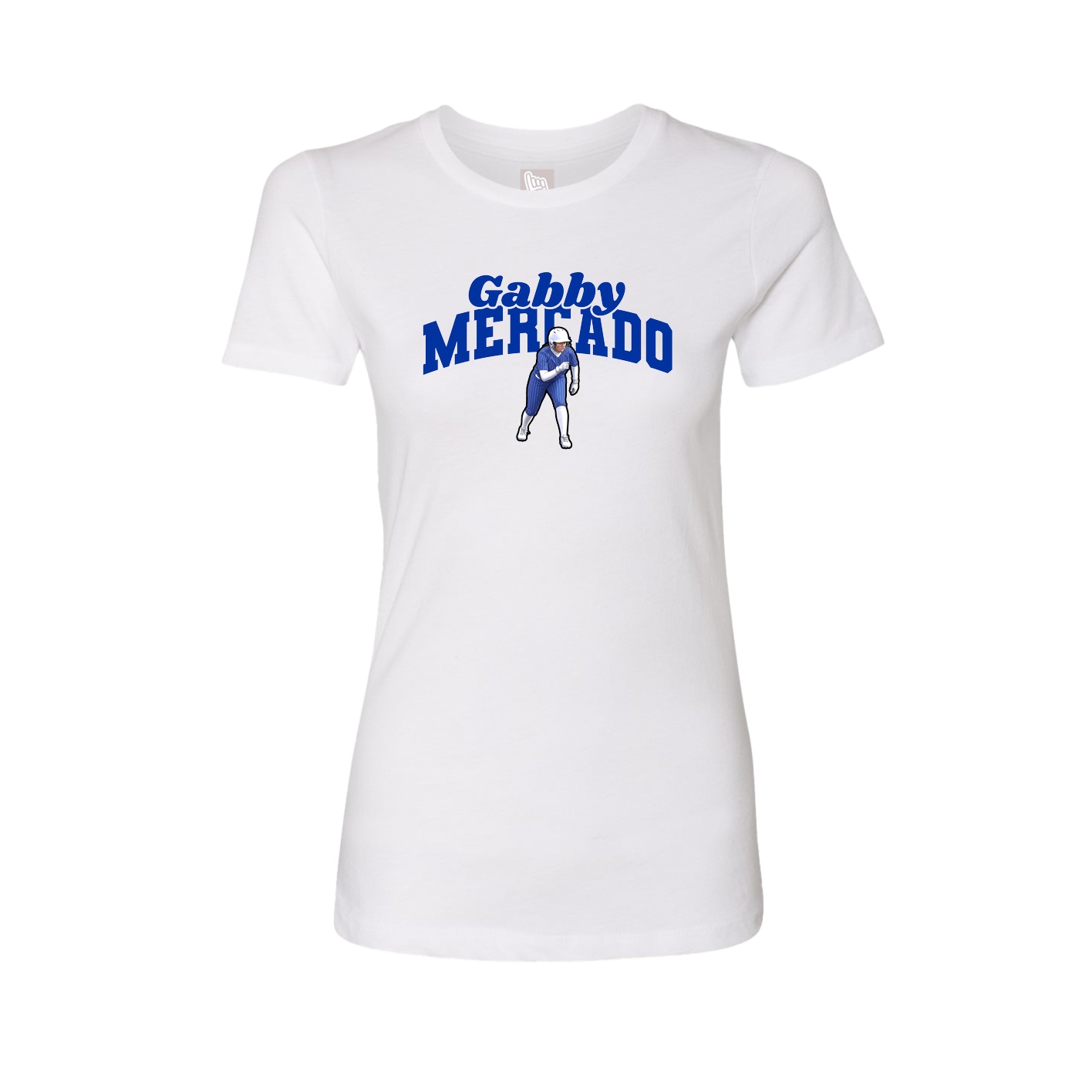 Womens Tee — Signature Arch in White