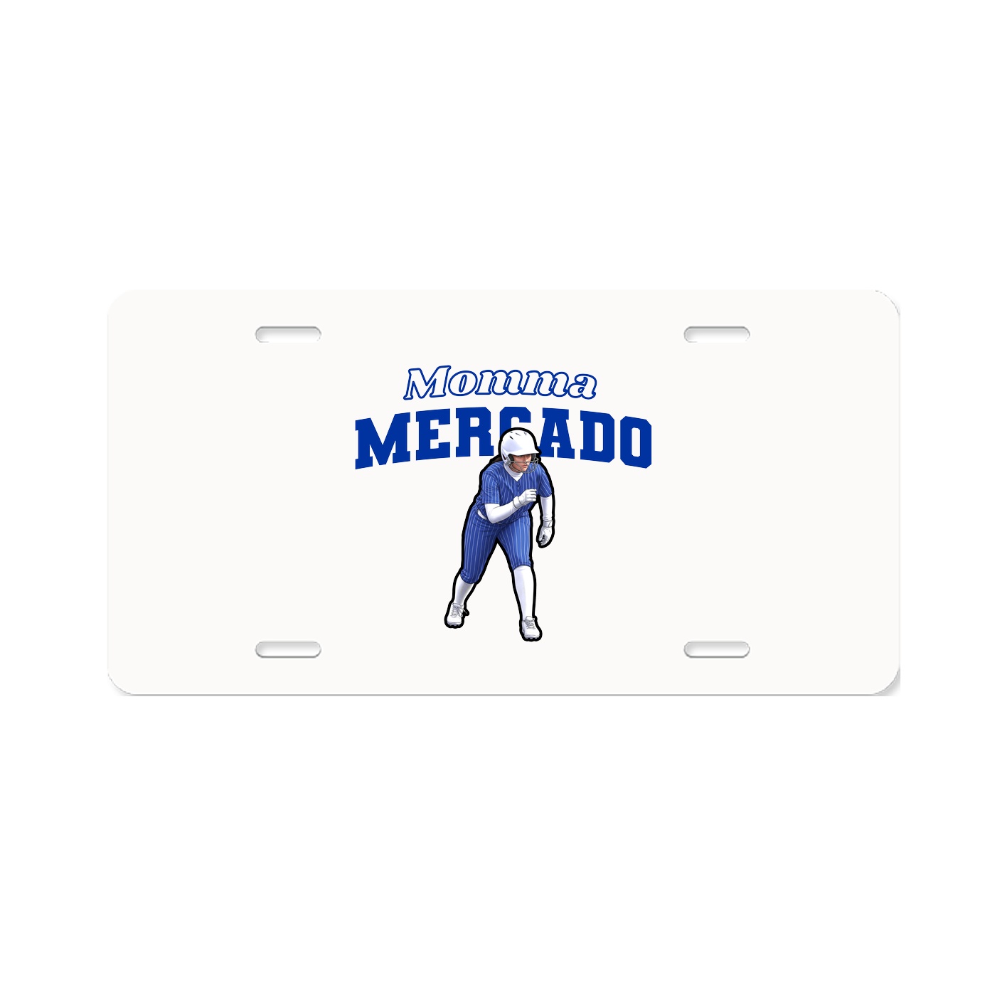 License Plate — Mothers Day Block in Classic