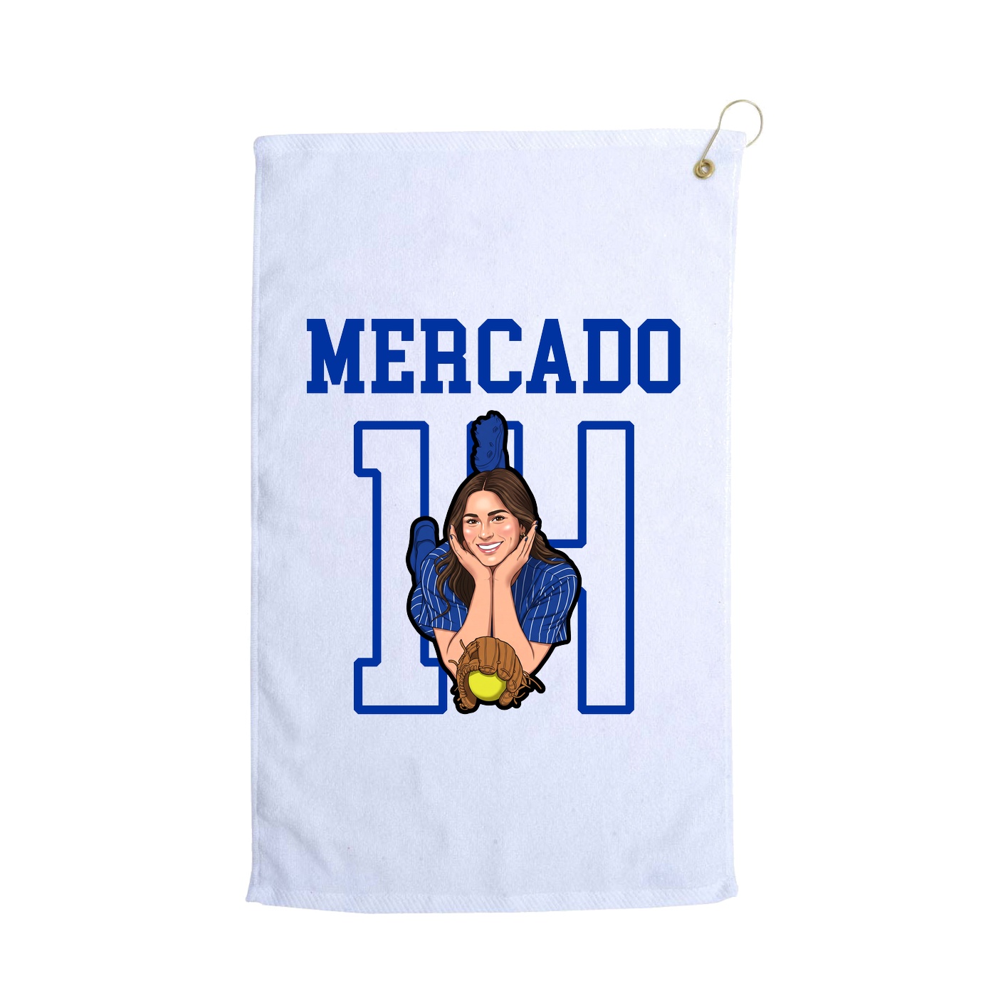 Golf Towel — Shirsey in White