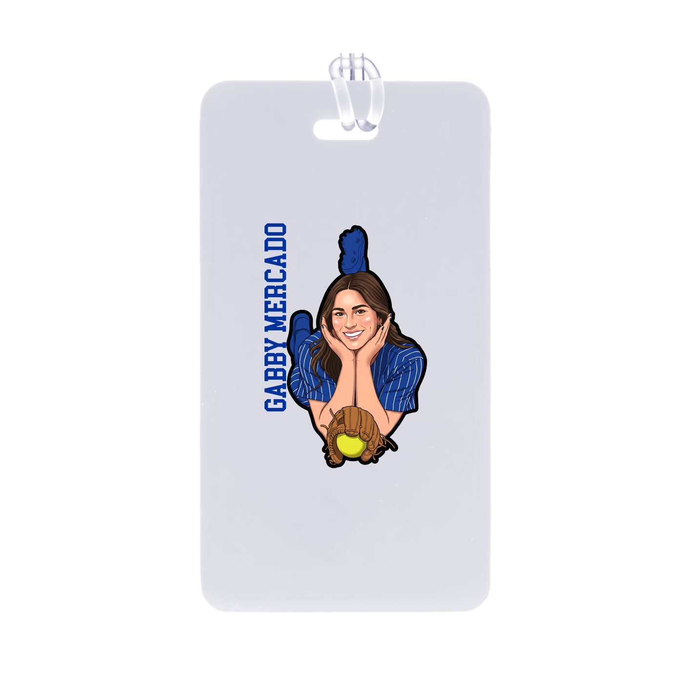 Bag Tag — Name Vertical in Classic