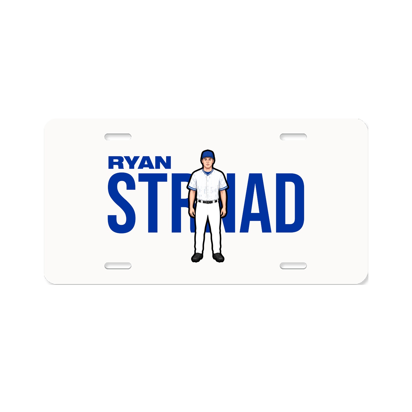 License Plate — Player Name in Classic