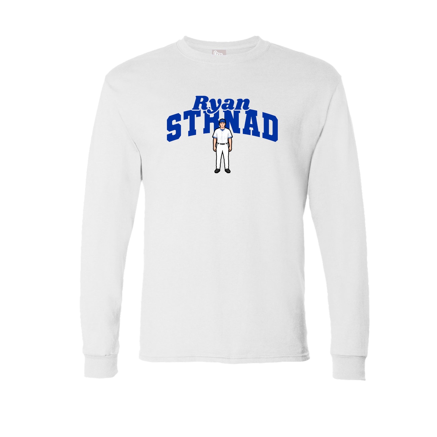 Long Sleeve Tee — Signature Arch in White