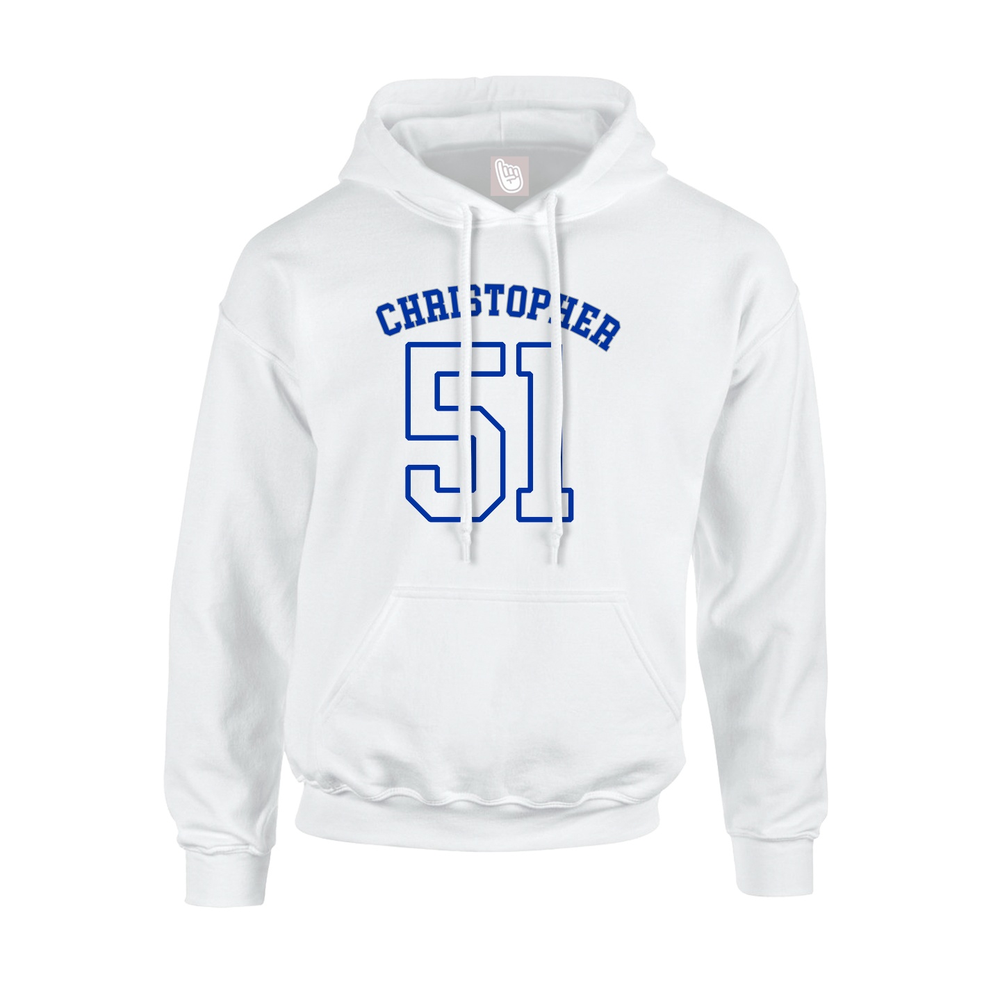 Hoodie — Shirsey Arch in White