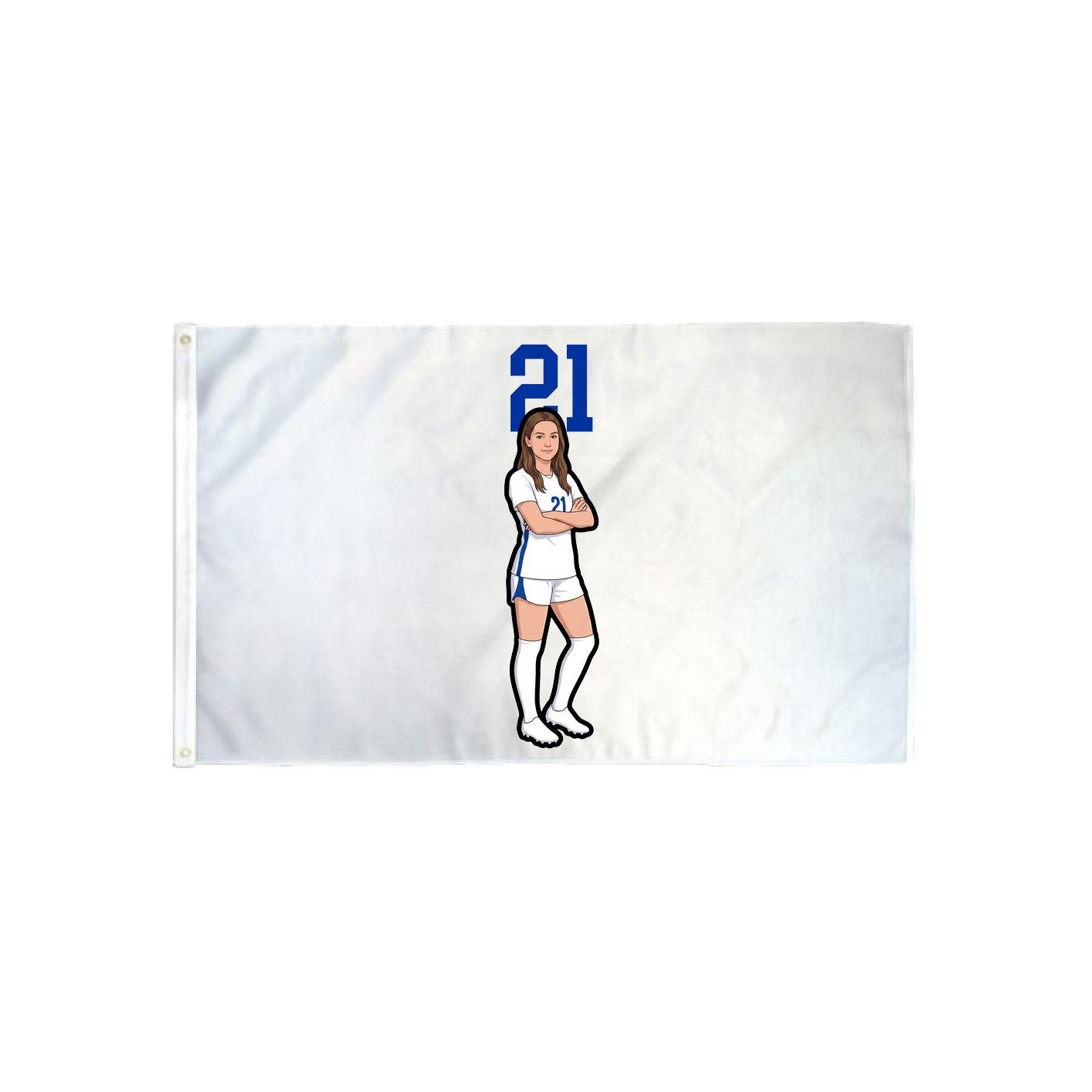 3x5 Flag — Number Top in Classic