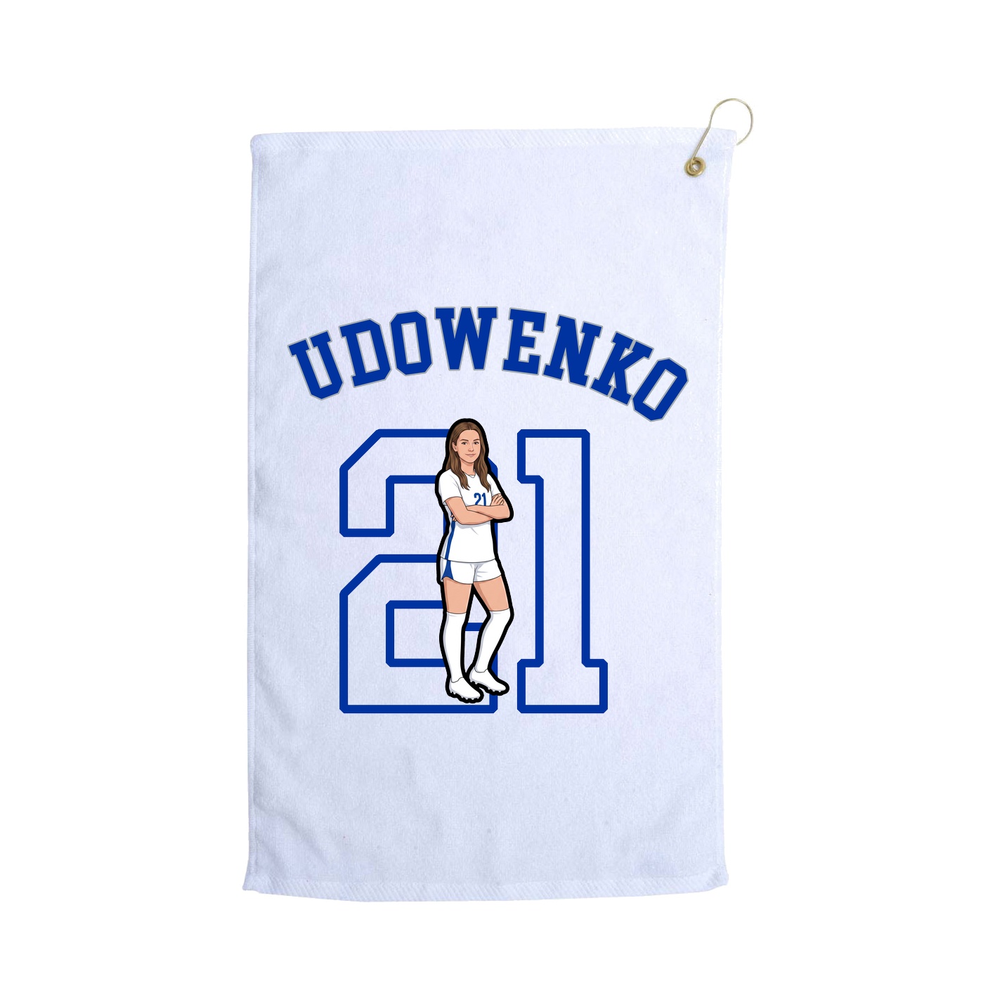 Golf Towel — Shirsey Arch in White