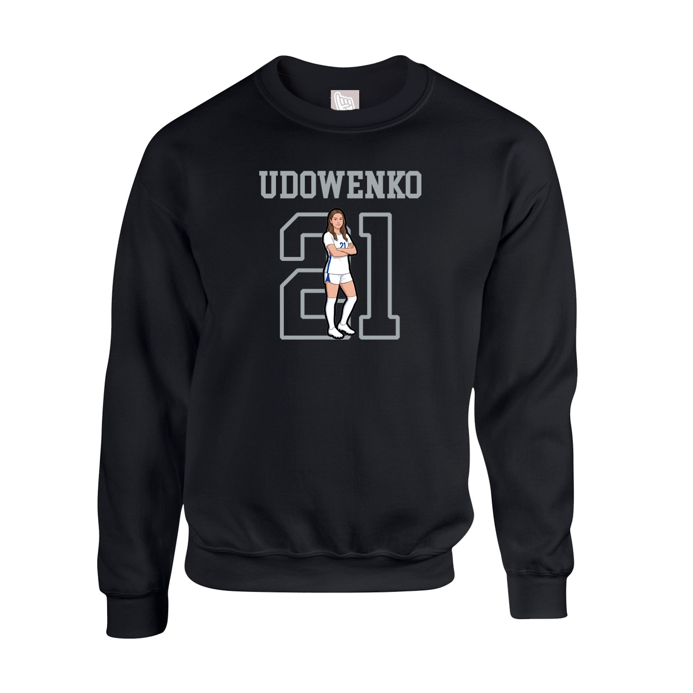 Fleece Crew — Shirsey in Black